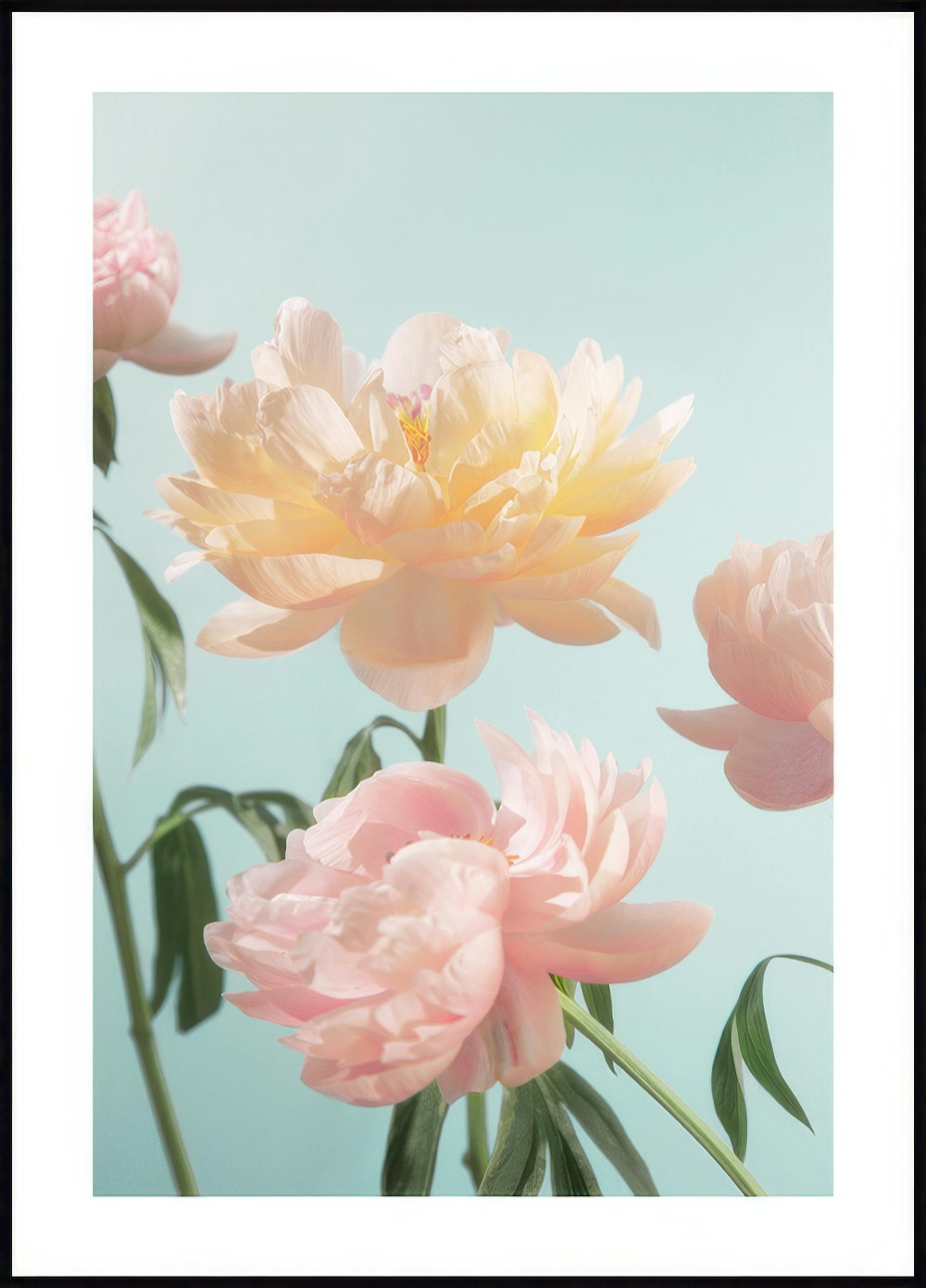 Pastel Flowers Poster 0
