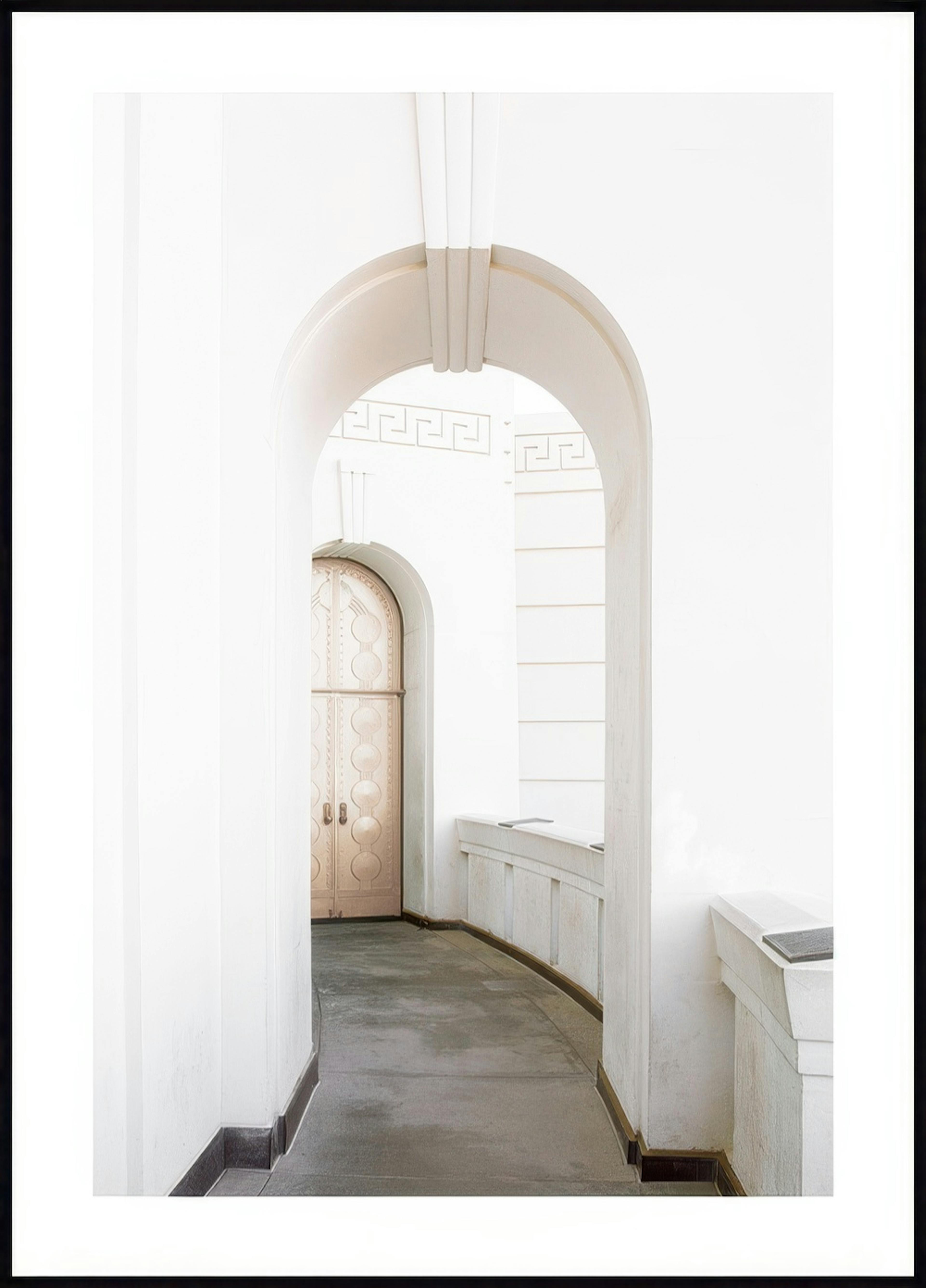 Porte Architecture Blanche Poster 0