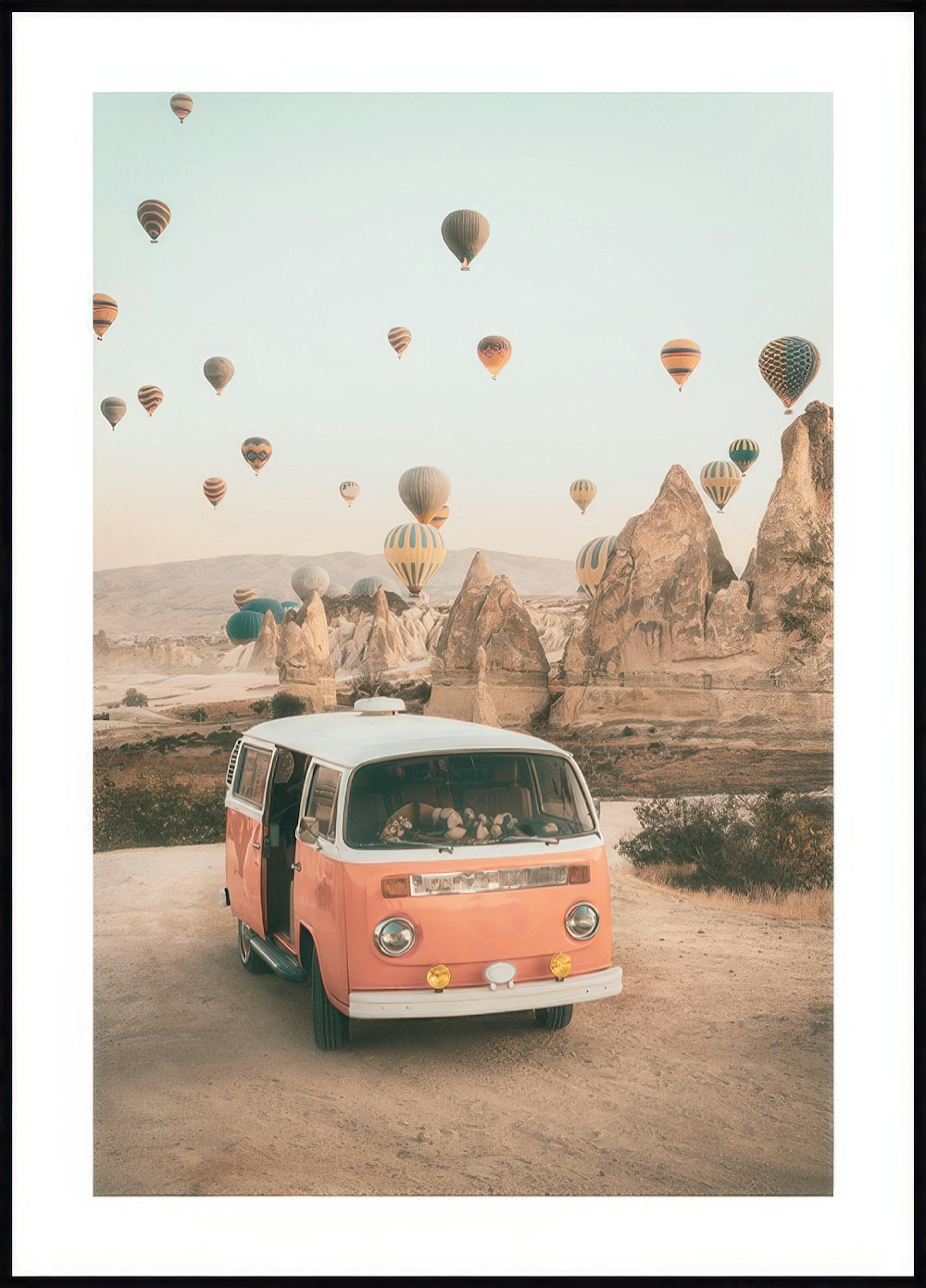 Furgoneta en Cappadocia Póster 0