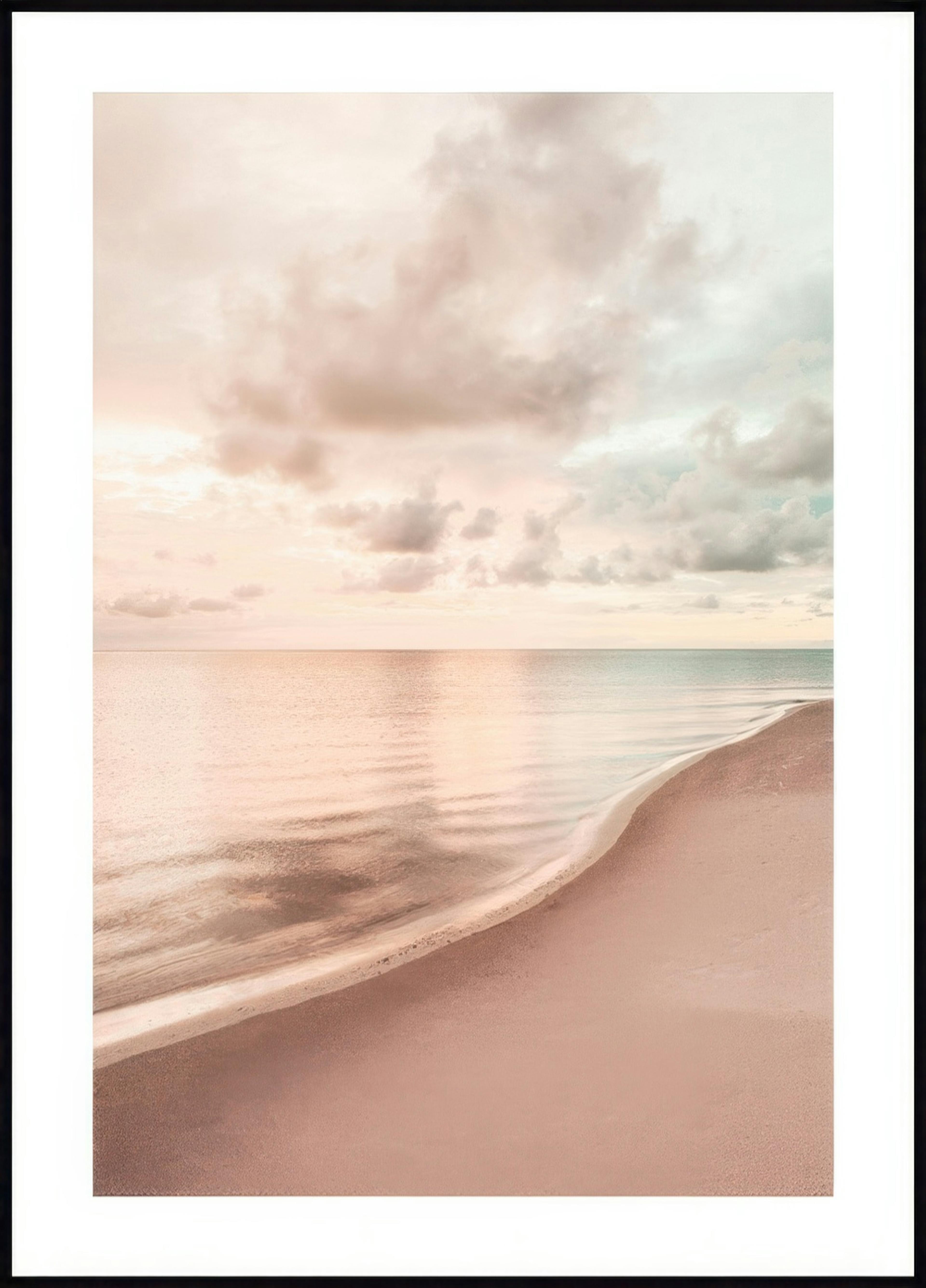 Rustig Strand Zonsondergang Poster 0