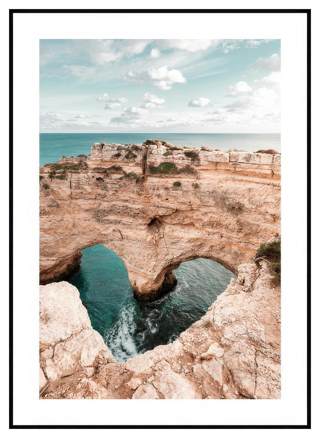 Falaises en Forme de Coeur Poster (30x40 cm) - Poster Store