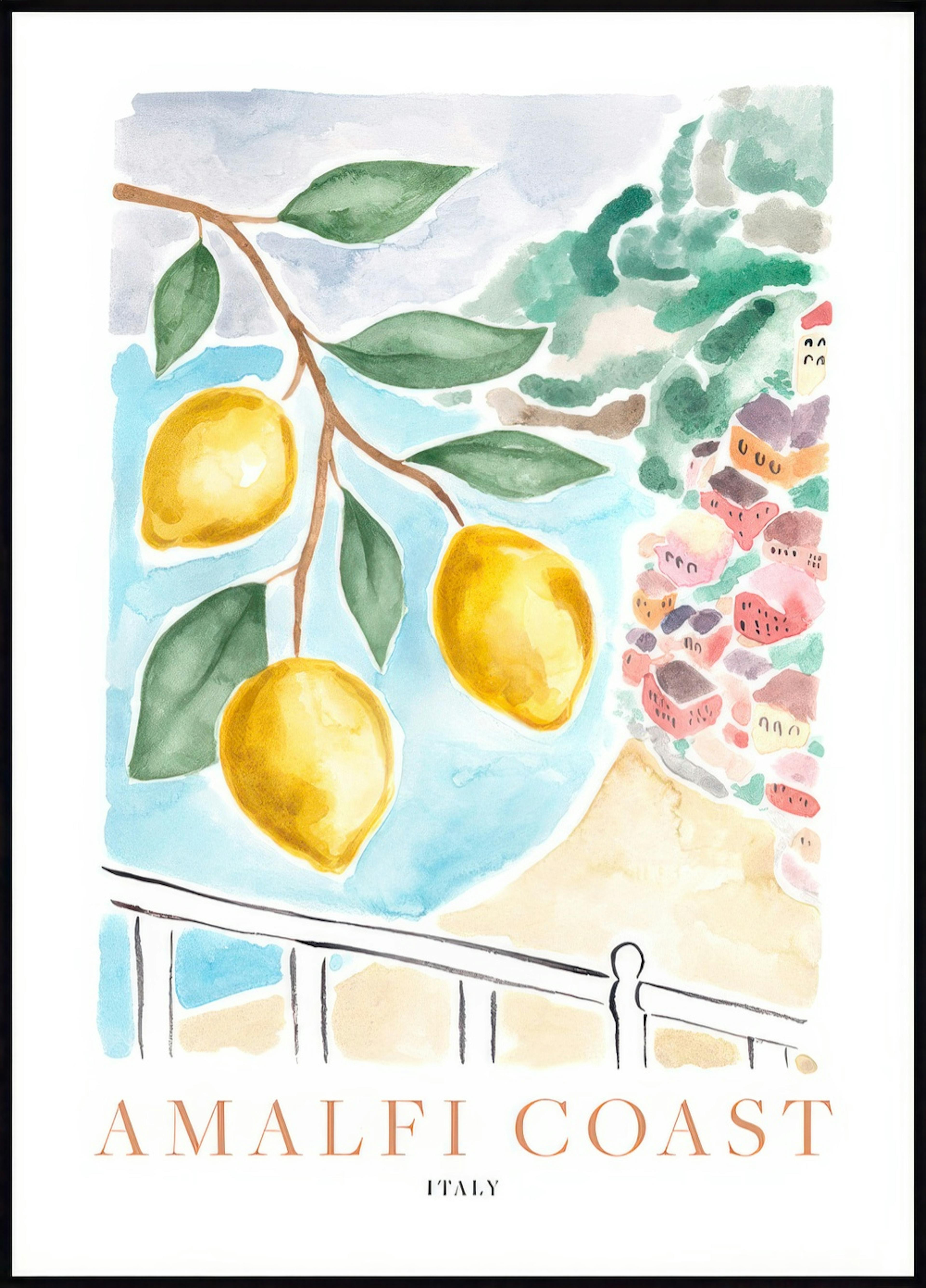 Almafi Coast Citrons Poster 0