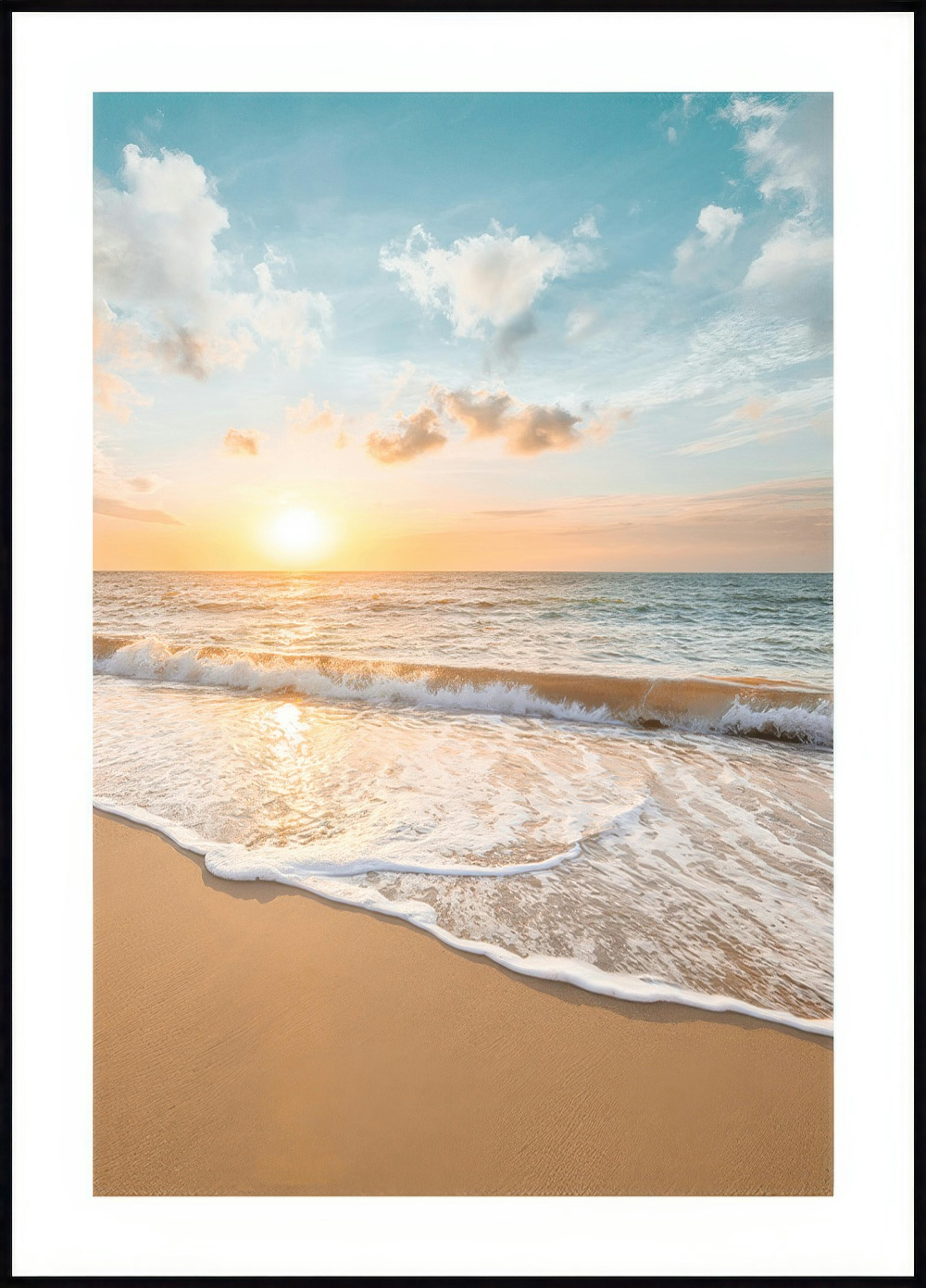 Warme Zonsondergang Poster 0