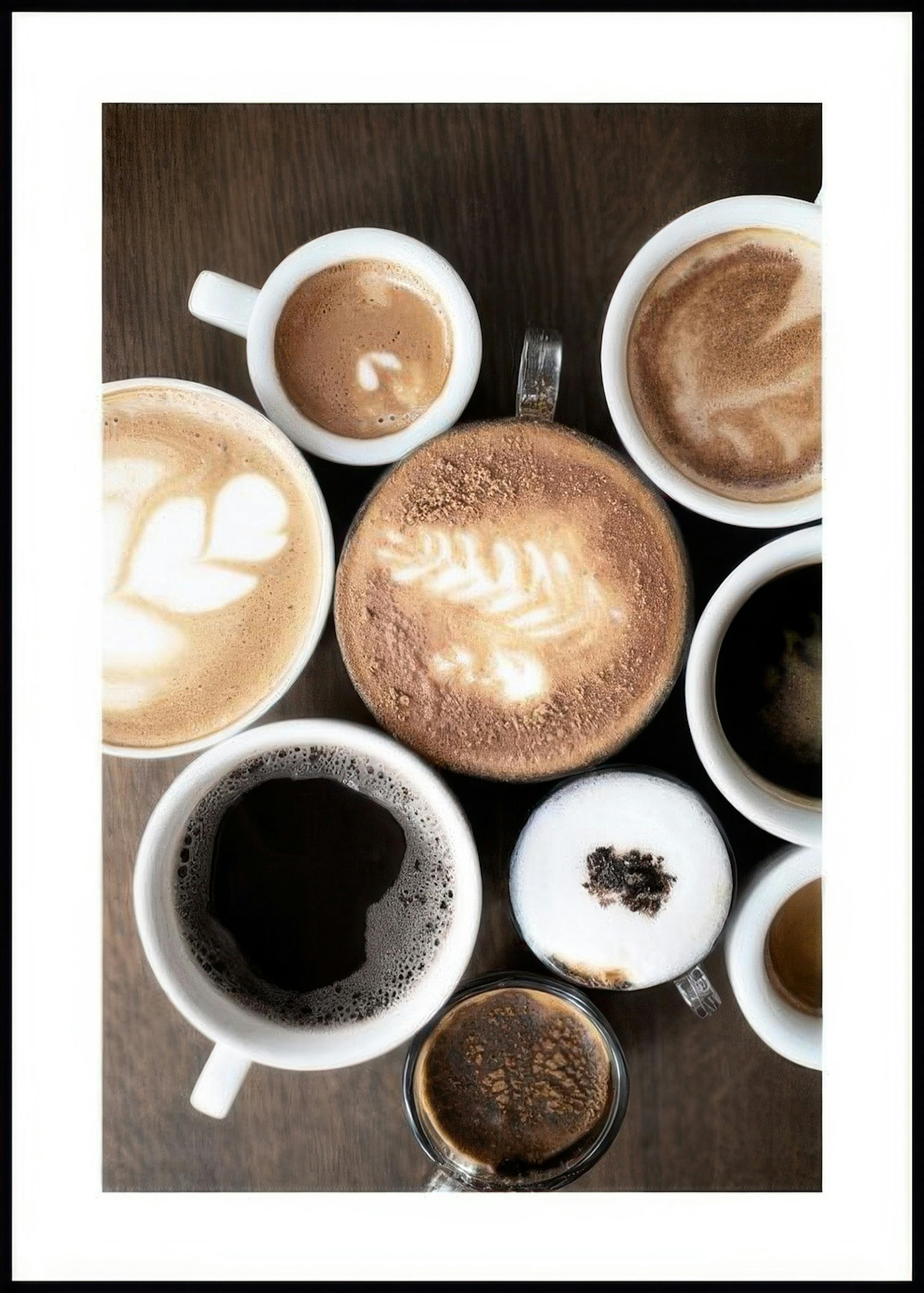 Olika Kaffe Poster 0