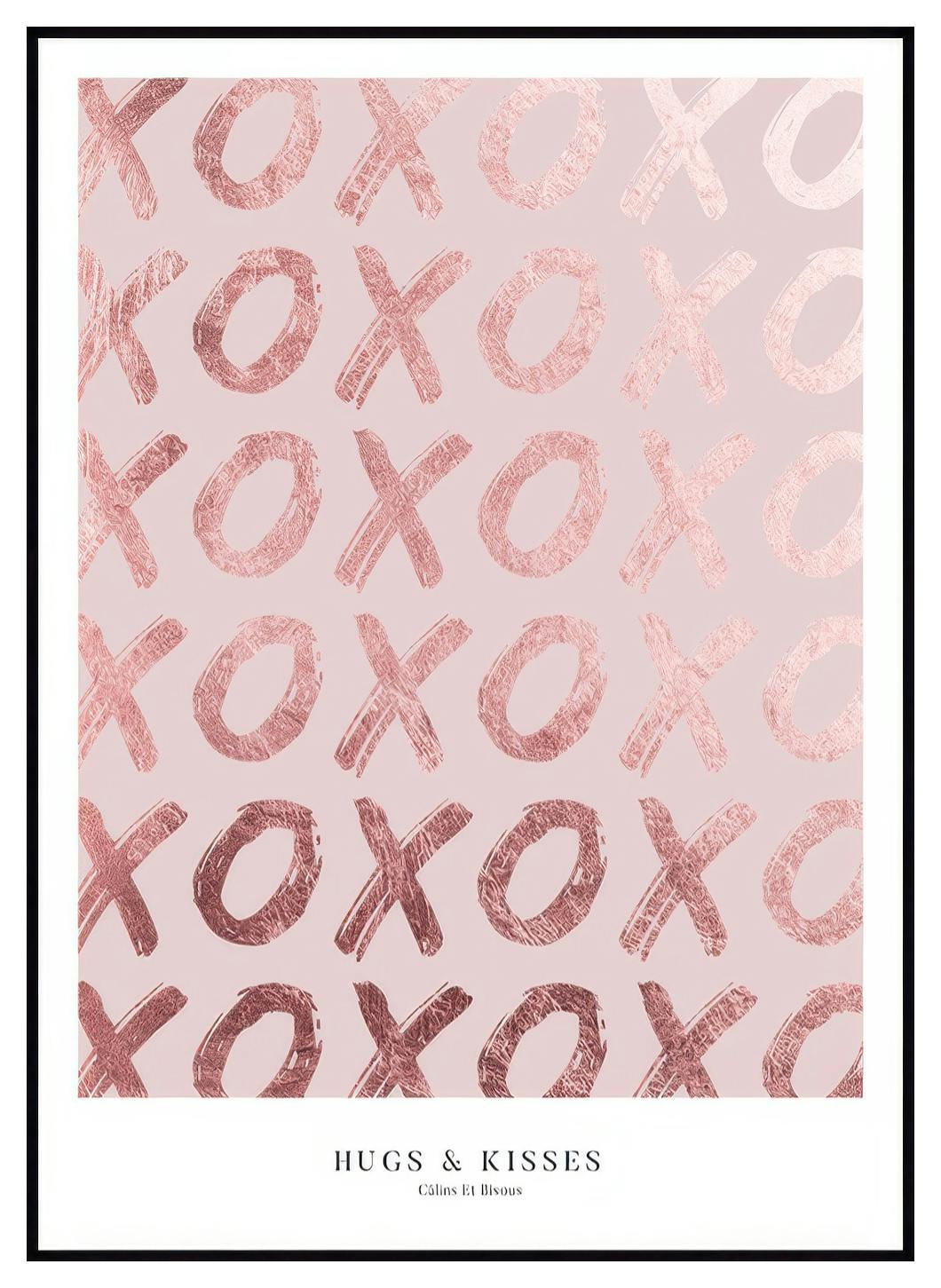 Hugs & Kisses Poster (50x70 cm) - Poster Store