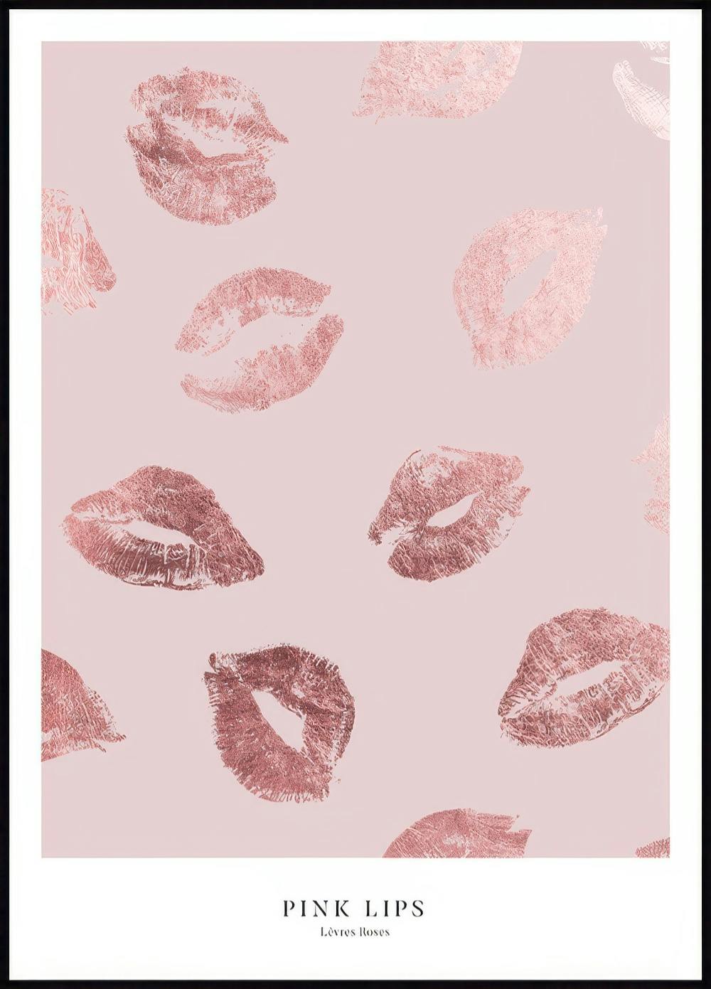 Labios brillantes Póster 0