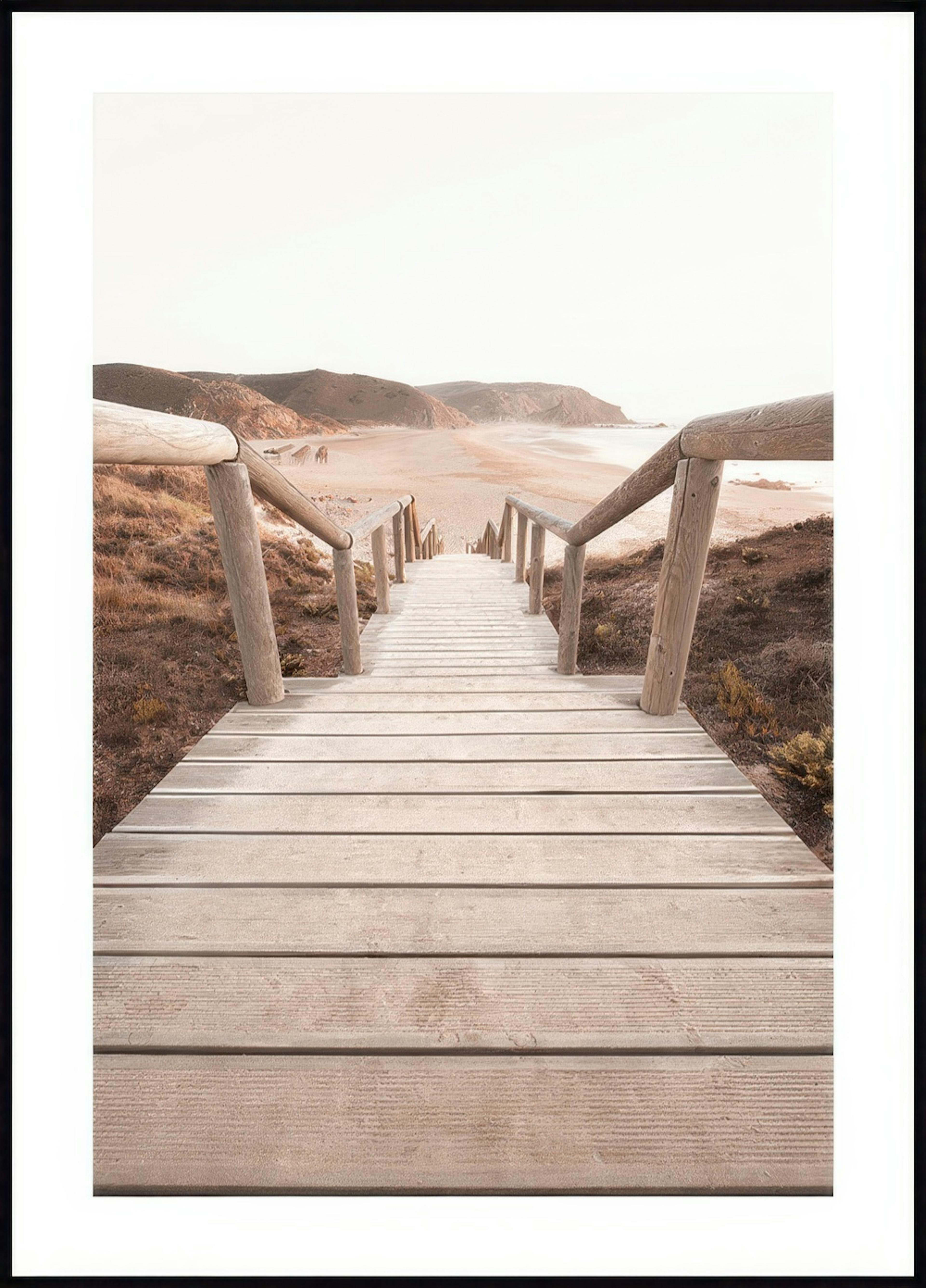 Morning Beach Jetty Juliste 0