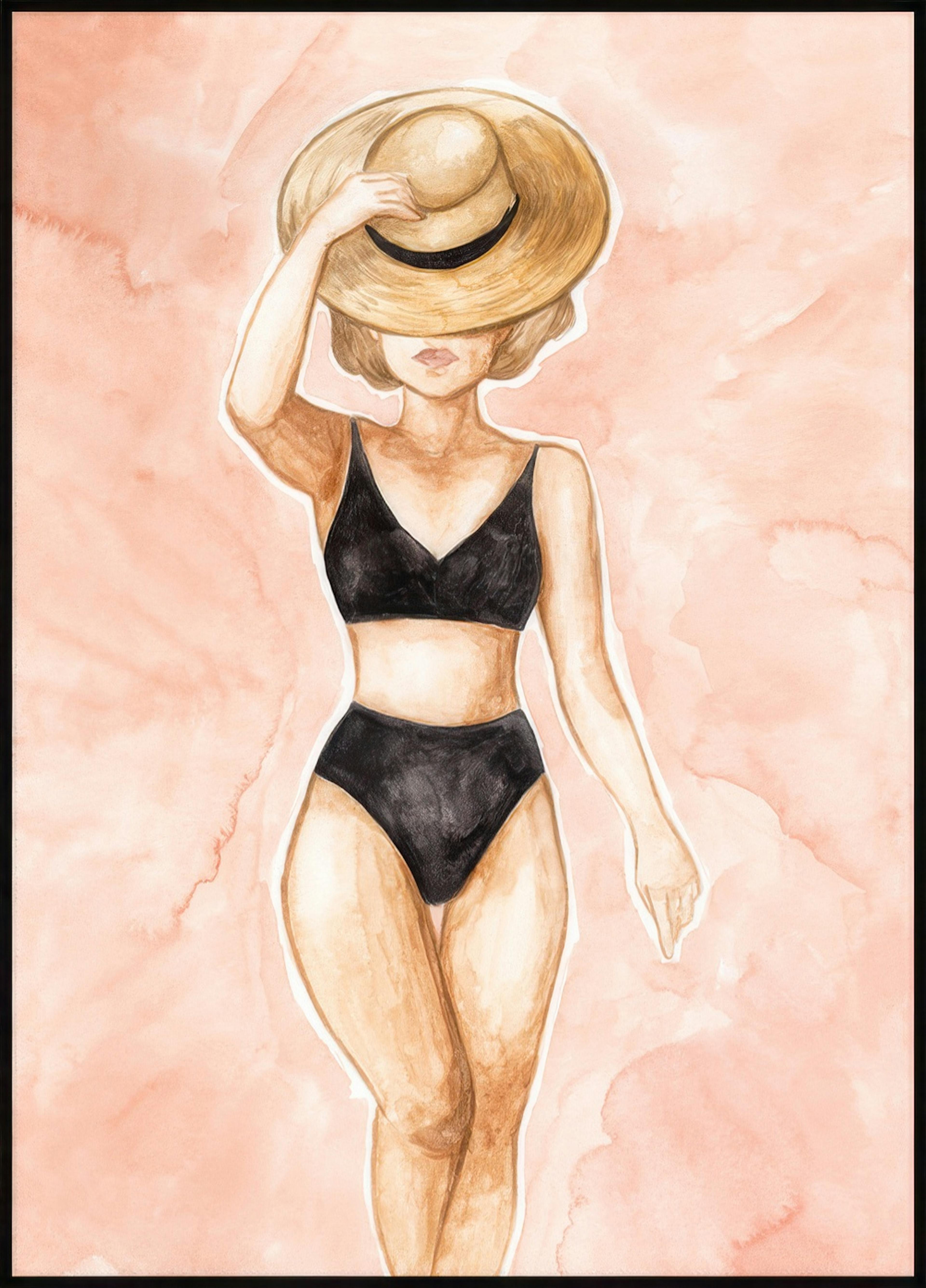 Aquarelle Plage Poster 0