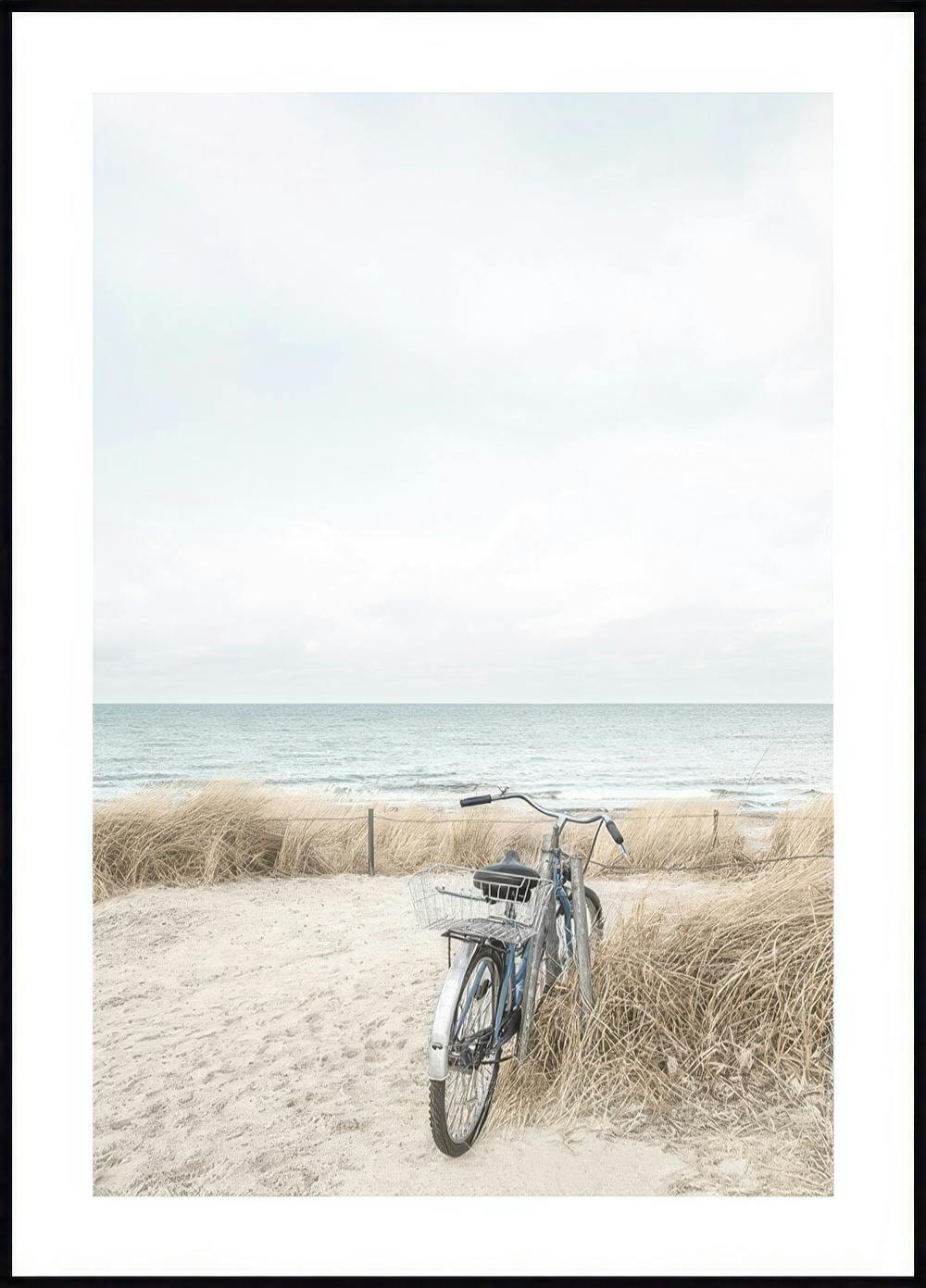 Bike on Beach Poster 0