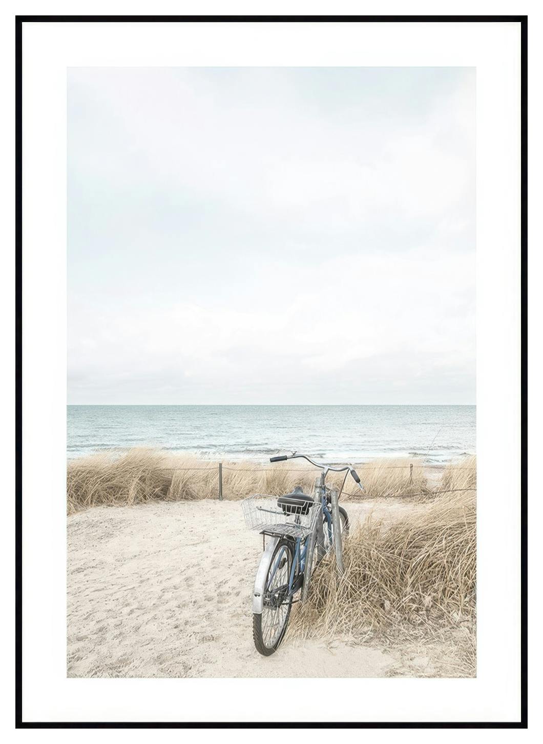 Rower Na Plaży Plakat (30x40 cm) - Poster Store