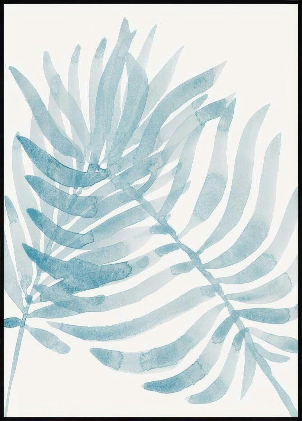 Watercolor Leaf Poster 0