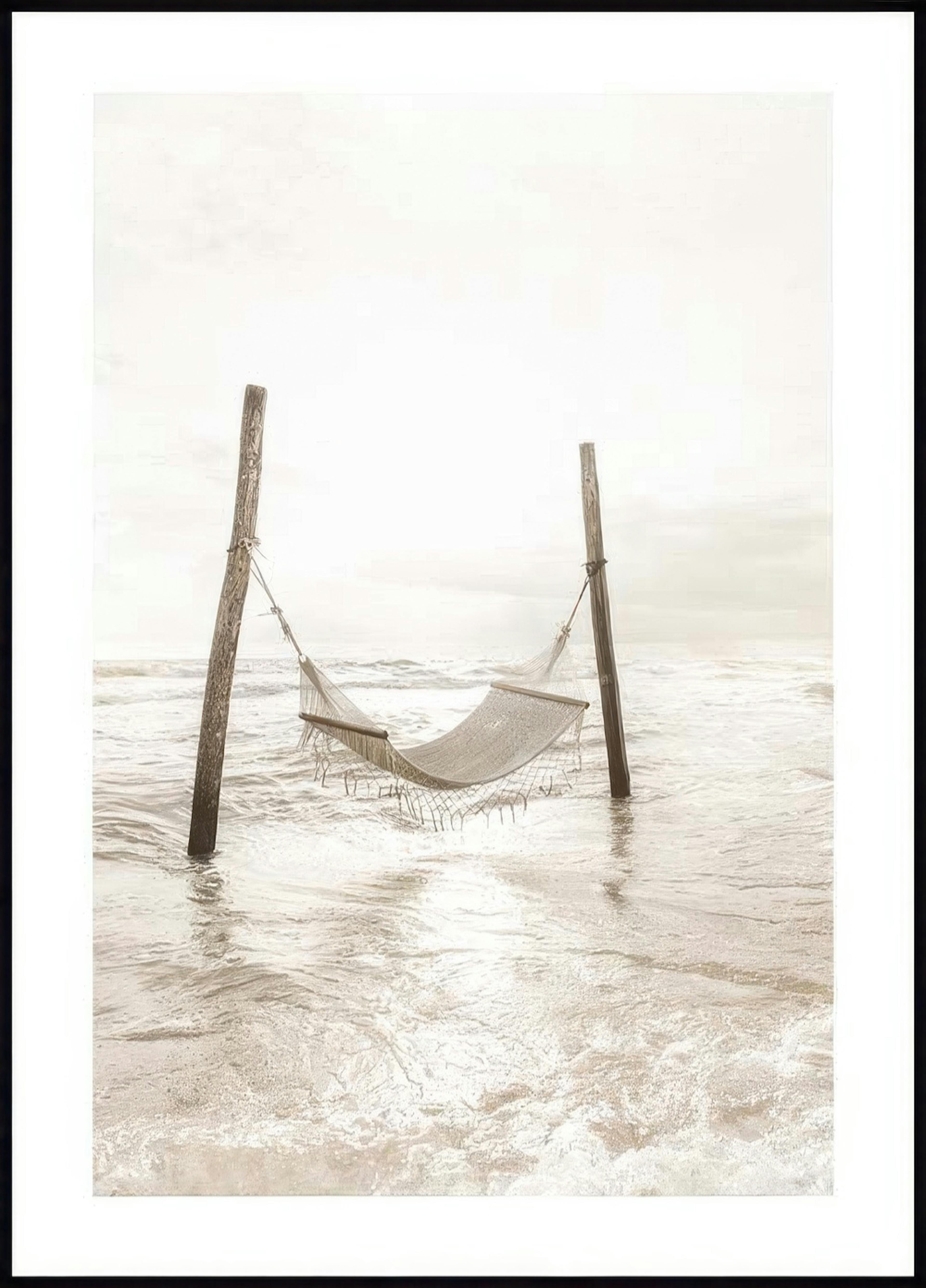 Póster de la hamaca de la playa 0