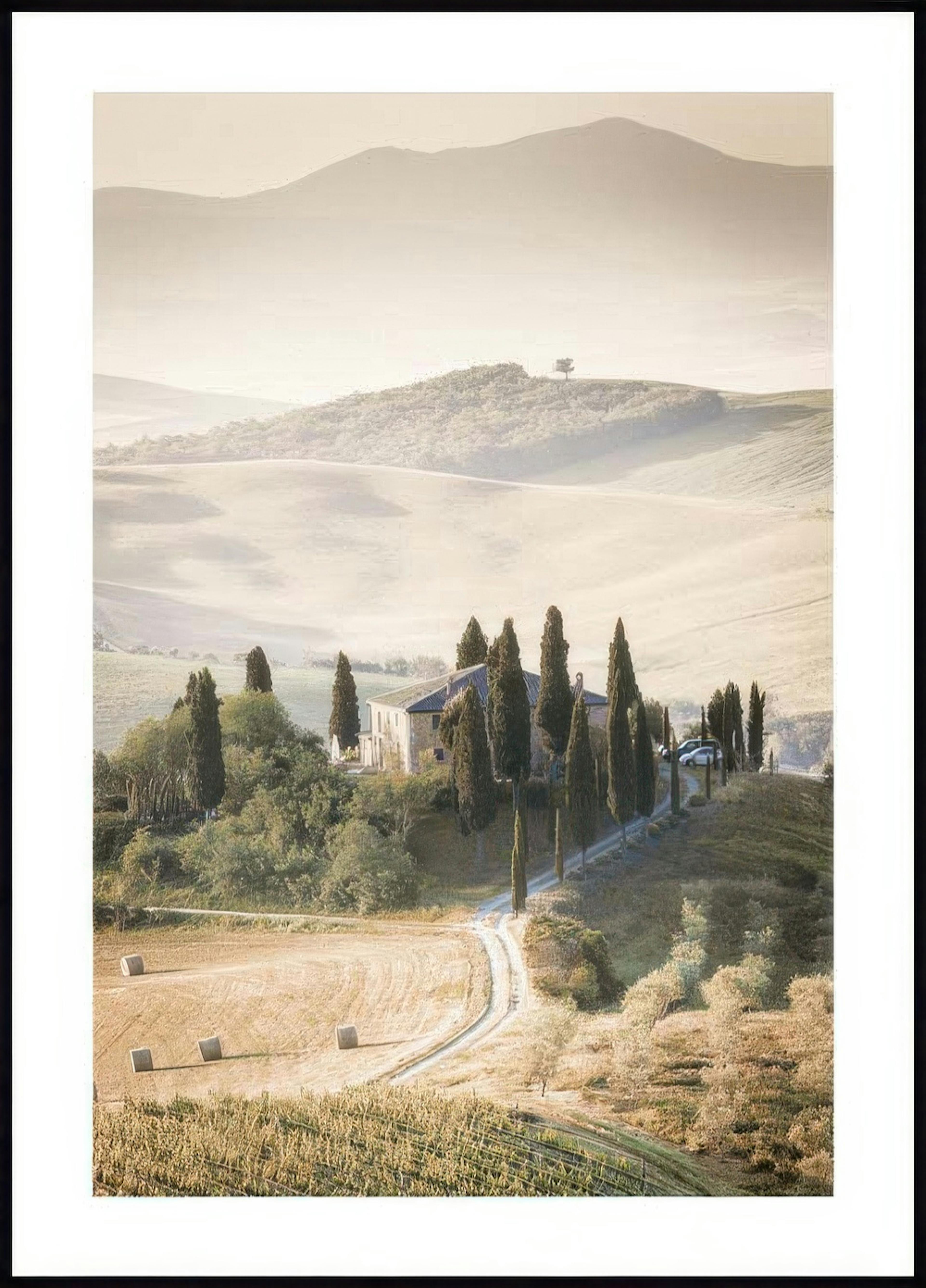 Tuscany Hills Landscape Poster 0