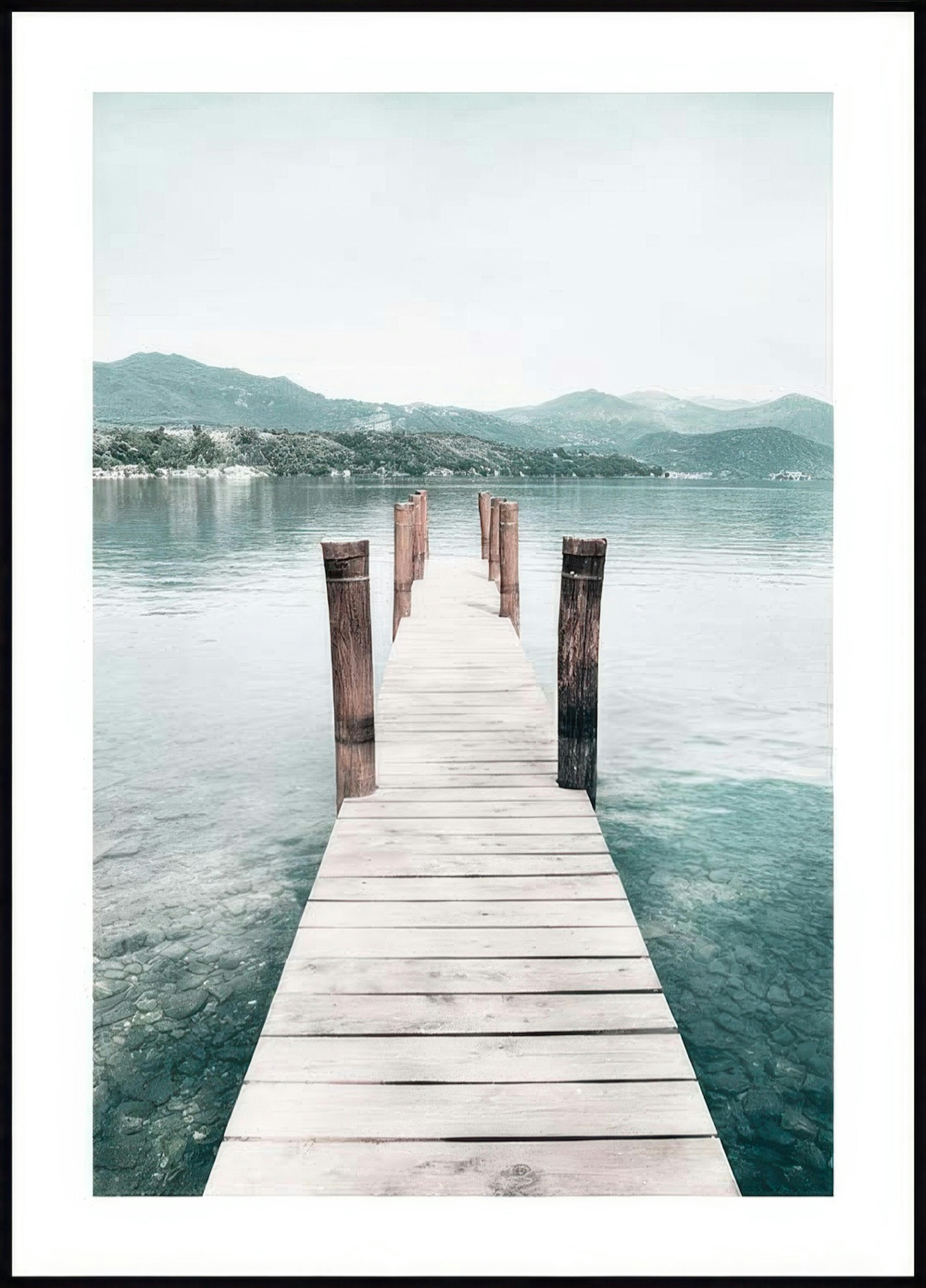 Poster del molo in legno 0
