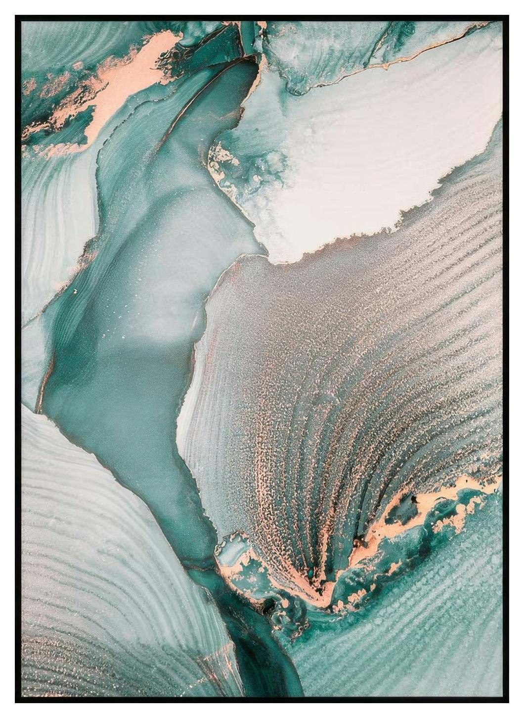 Abstracte bloemblaadje textuur No1 poster (30x40 cm) - Poster Store