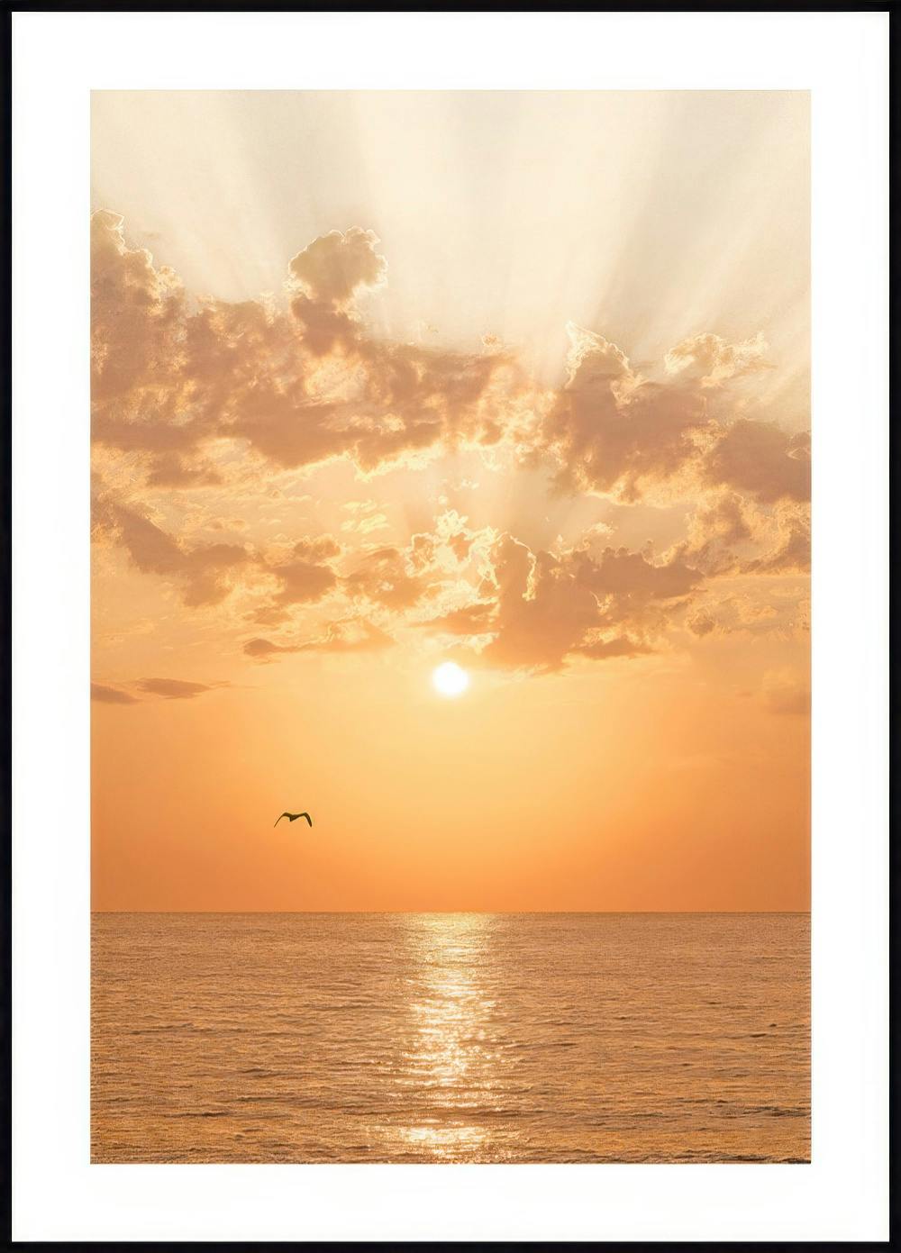 Orange Sunset Poster 0