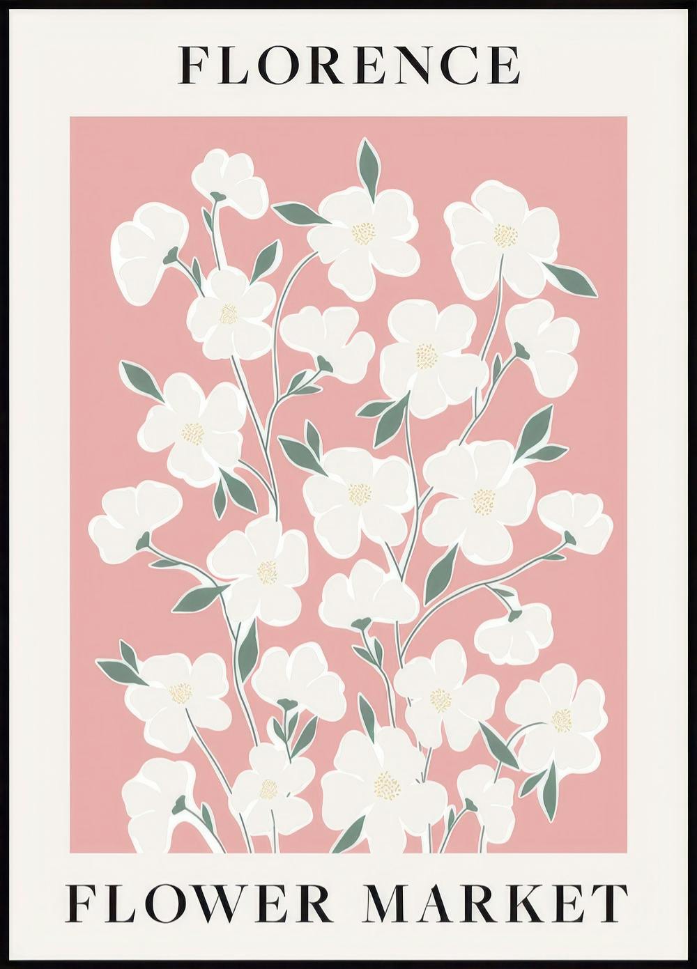 Flower Market Poster 0