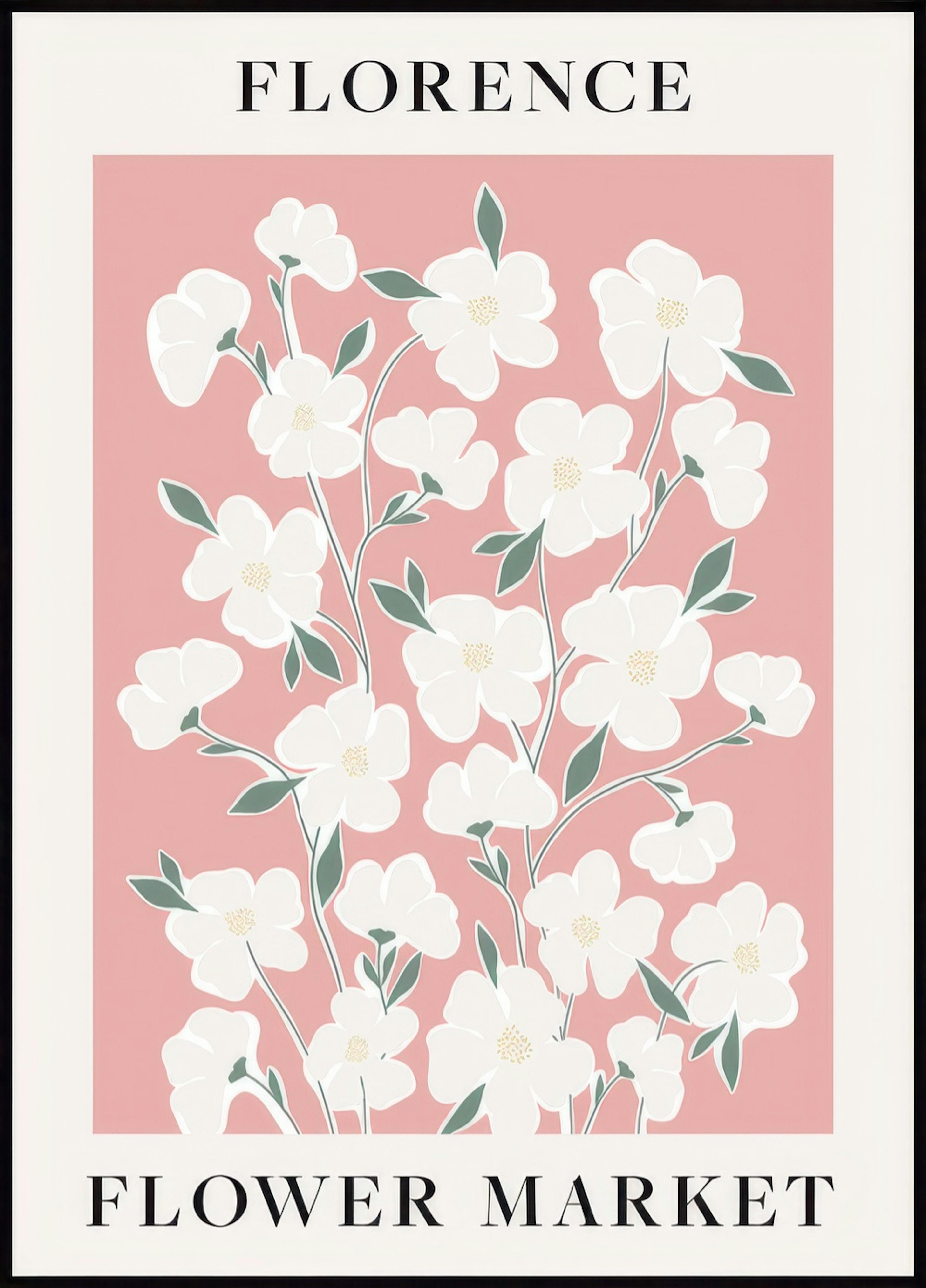 Flower Market Poster 0