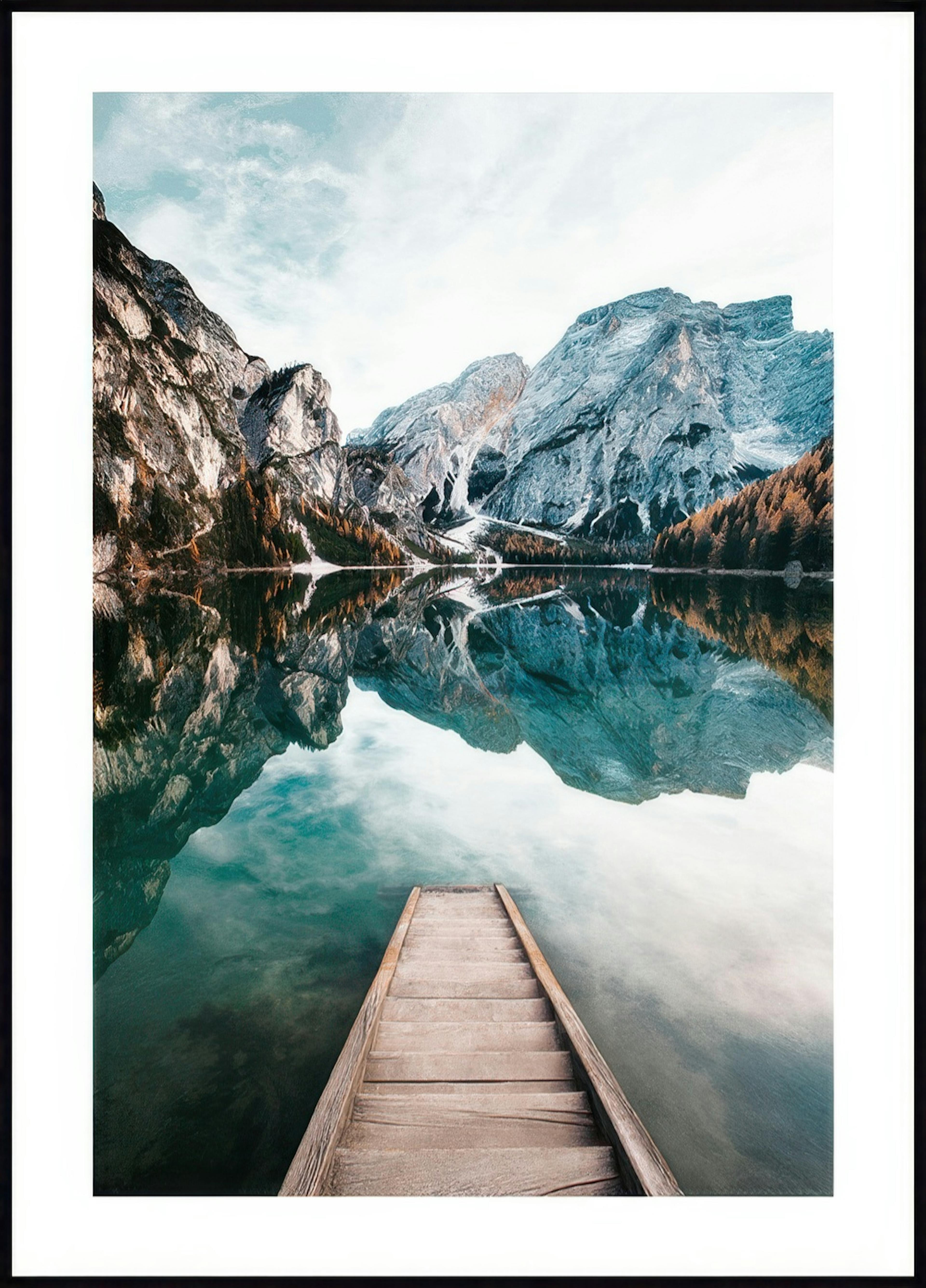 Peaceful Lake Braies Poster 0