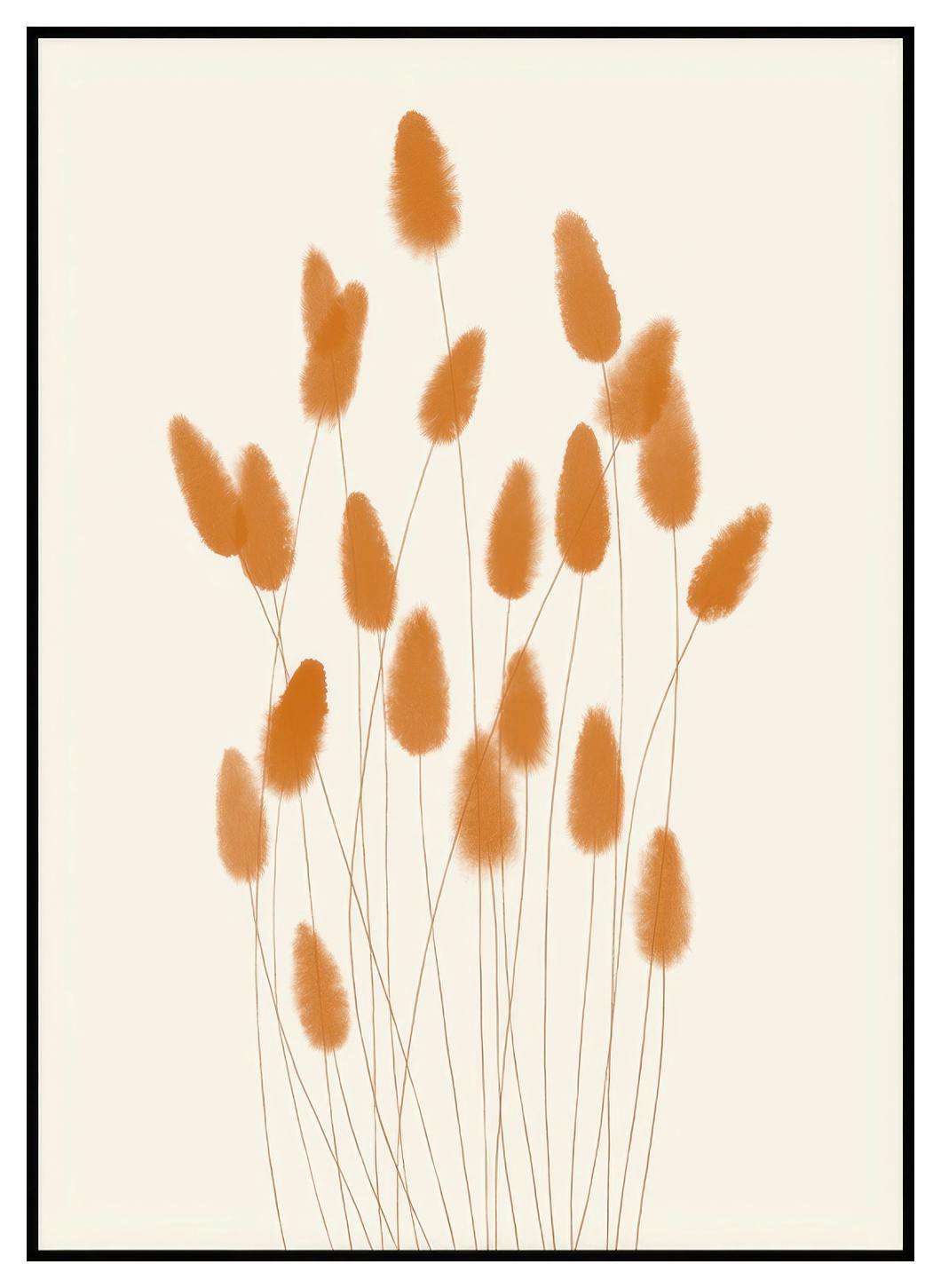 Aquarelle Reeds Poster (21x30 cm) - Poster Store