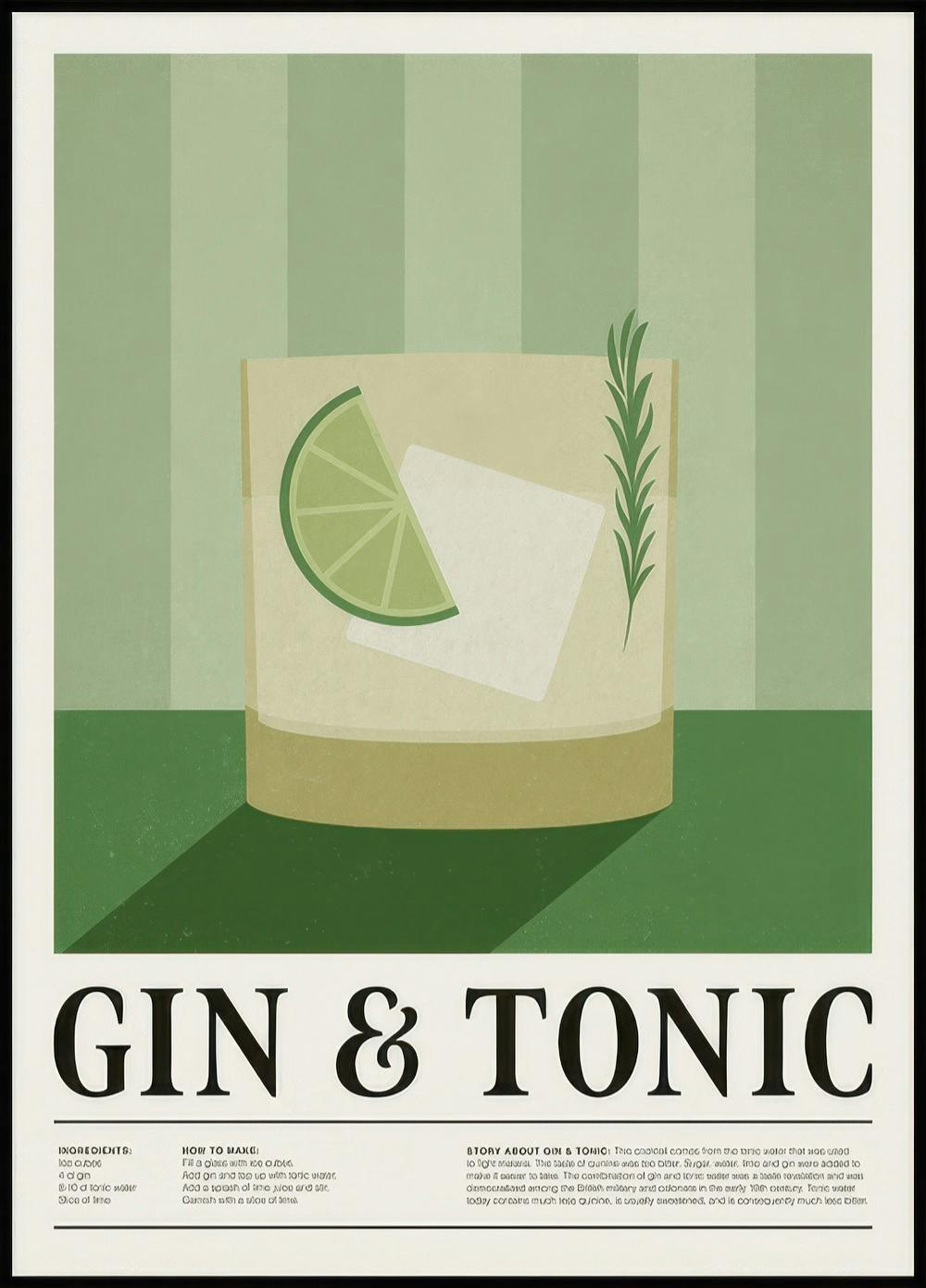 Gin and Tonic Poster 0