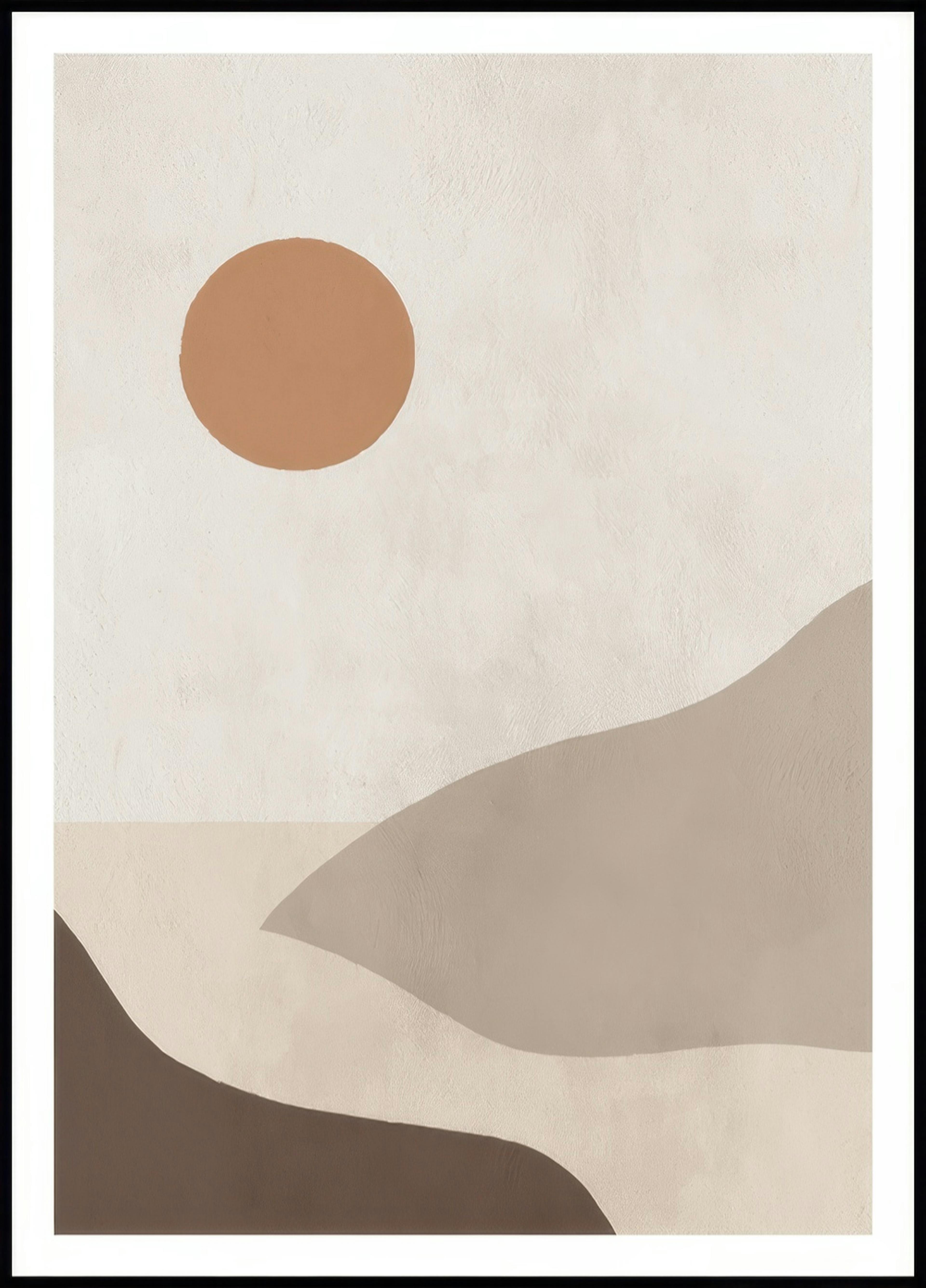 Paysage à l’aube Affiche 0