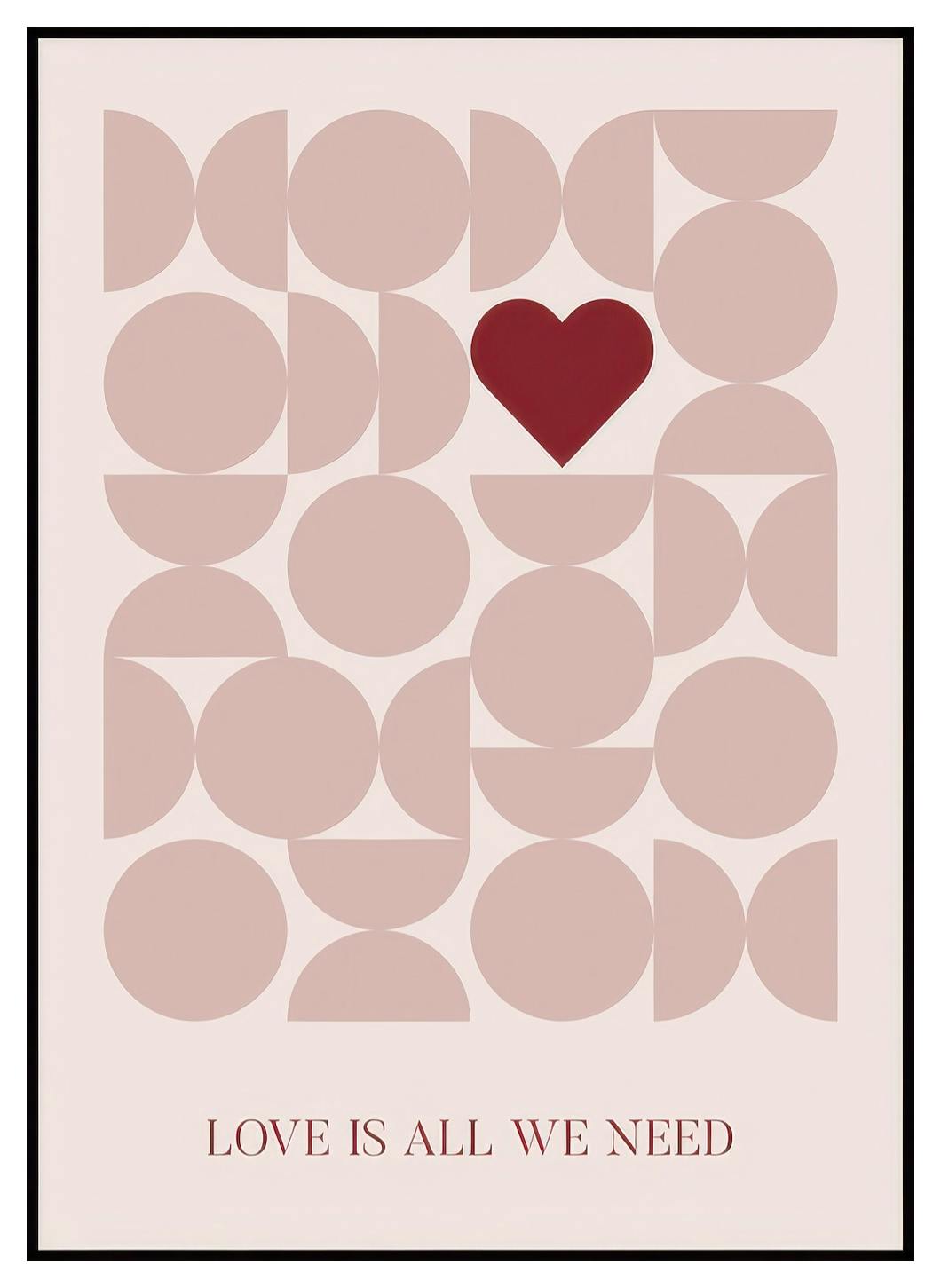 Love is All We Need Poster (30x40 cm) - Poster Store