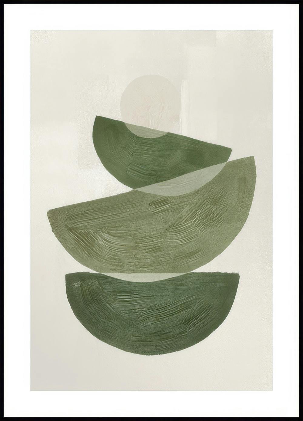 Forme grafiche verdi No 2 Poster 0