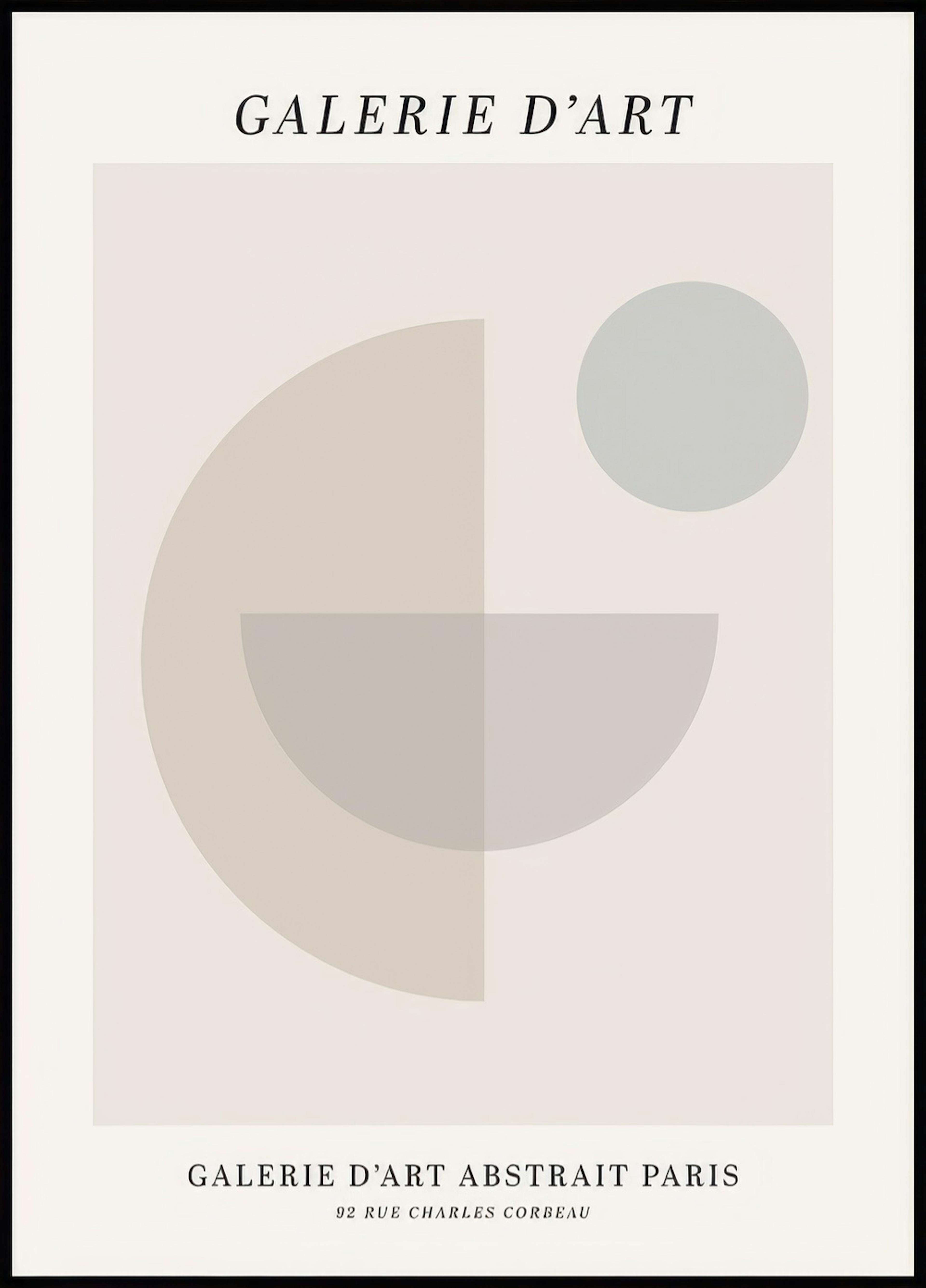 Affiche Galerie D’Art Abstrait No1 0
