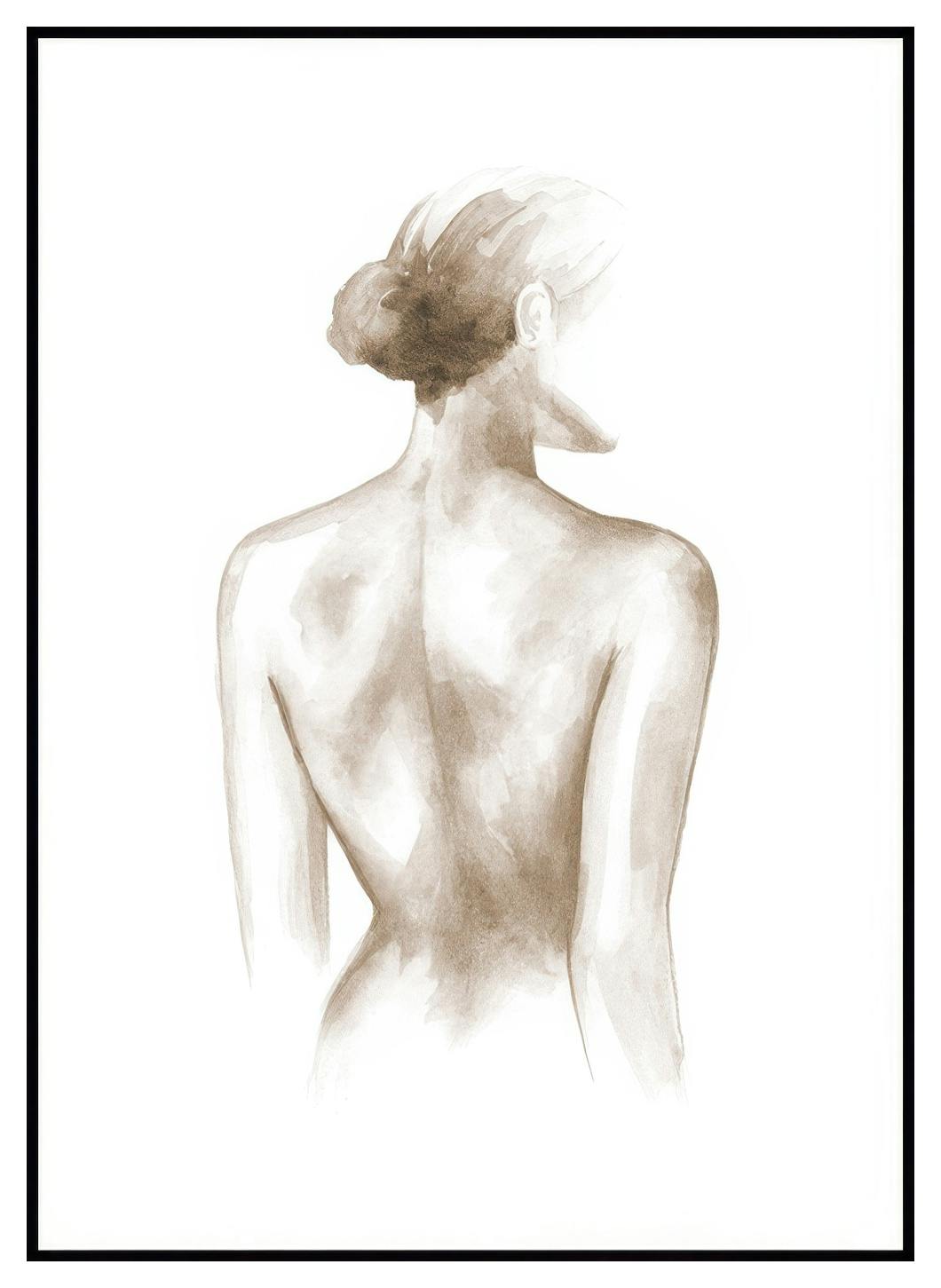 Affiche Corps Beige (13x18 cm) - Poster Store