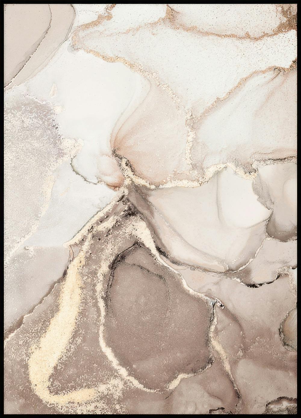 Abstrakt Beige Marmor No2 Poster 0