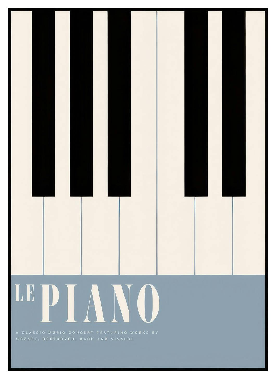 Le Piano Poster (50x70 cm) - Poster Store