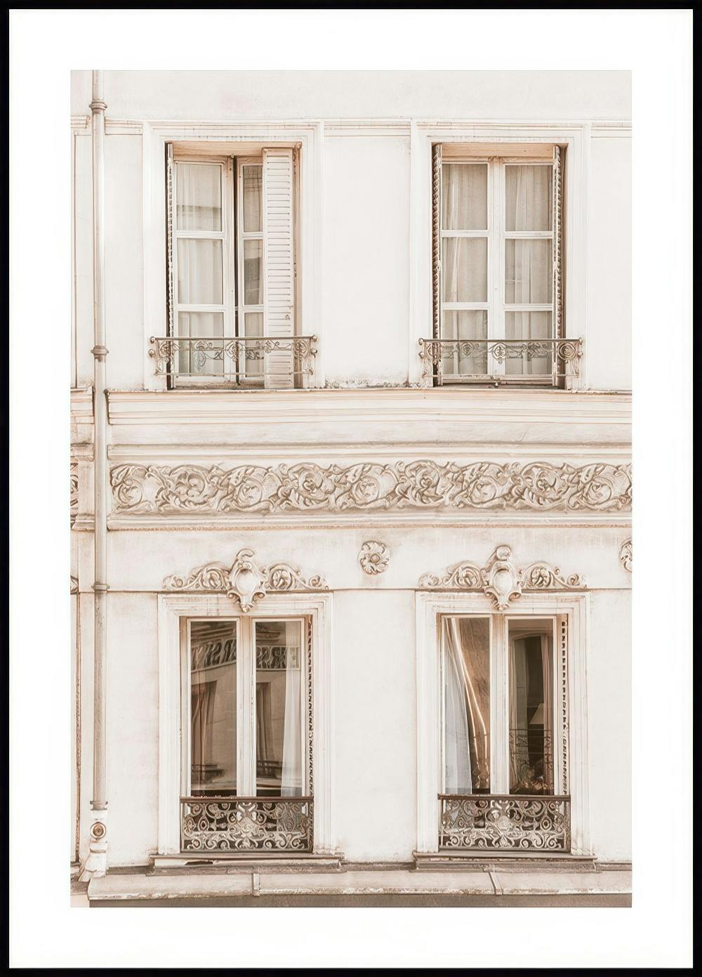 Fachada de París póster 0