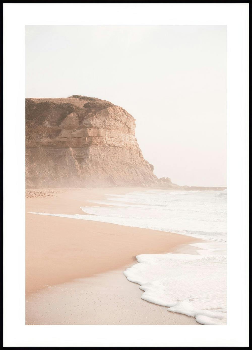 Foggy Beach Poster 0