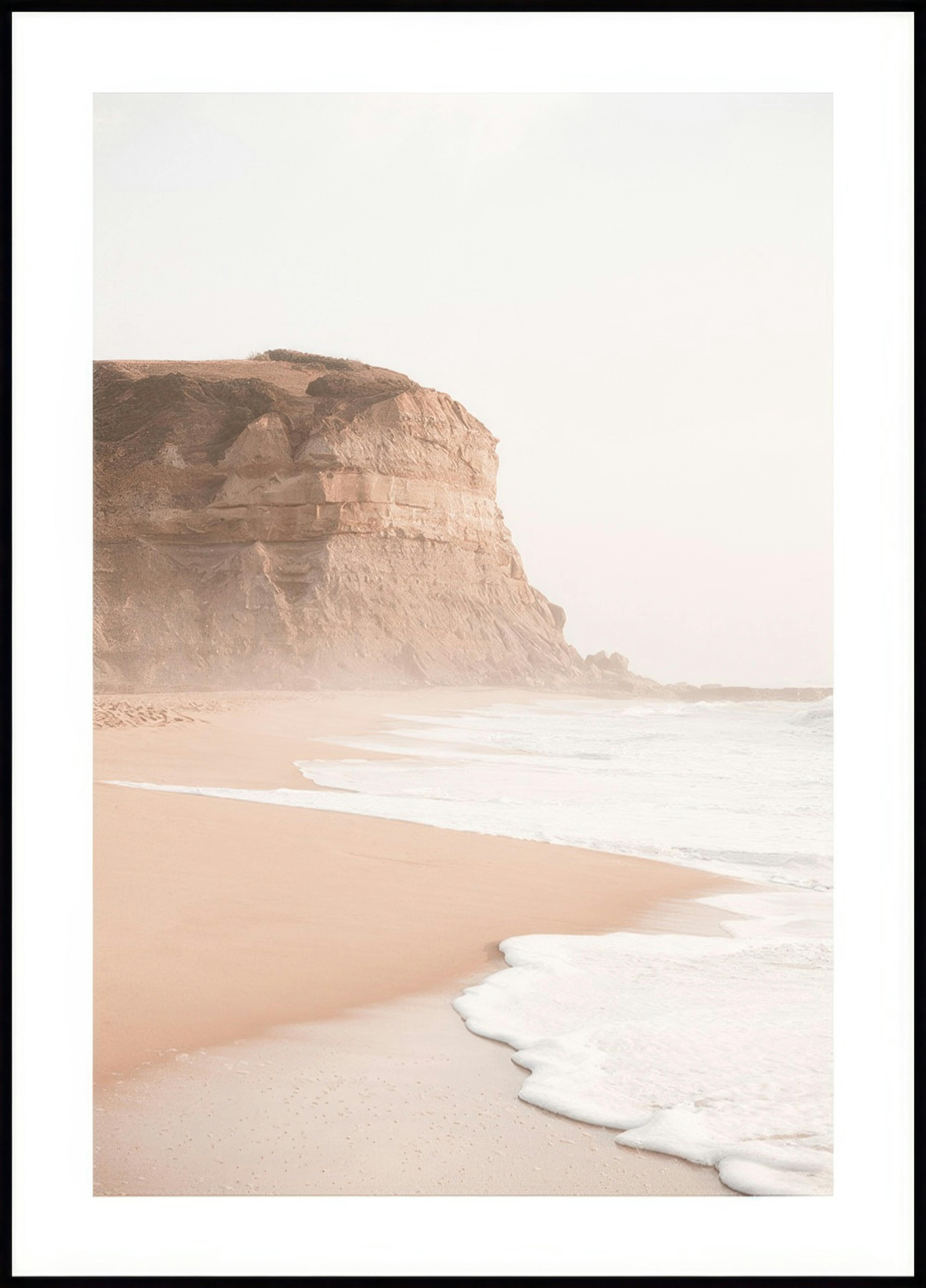 Foggy Beach Poster 0