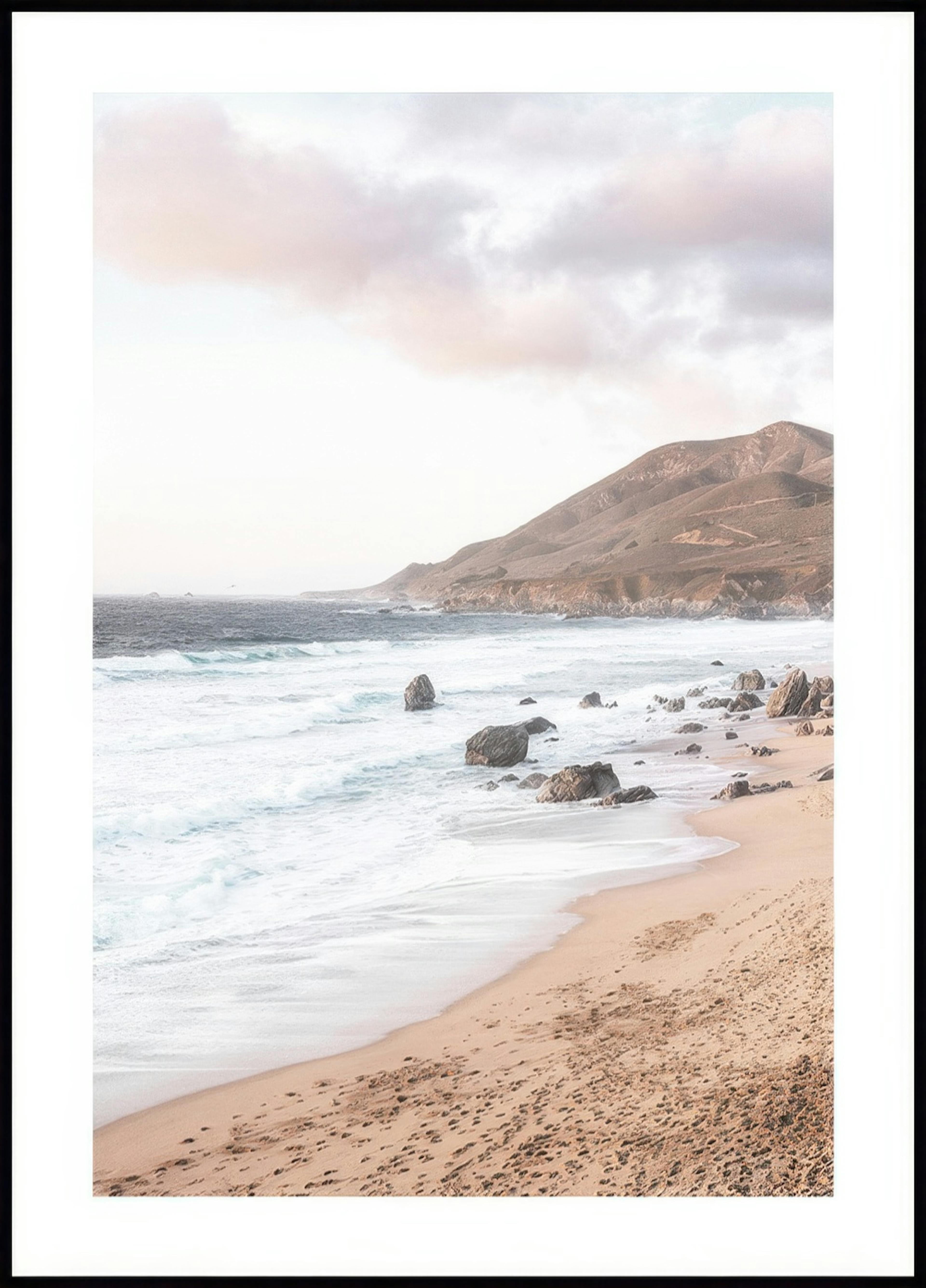 Big Sur Beach Poster 0