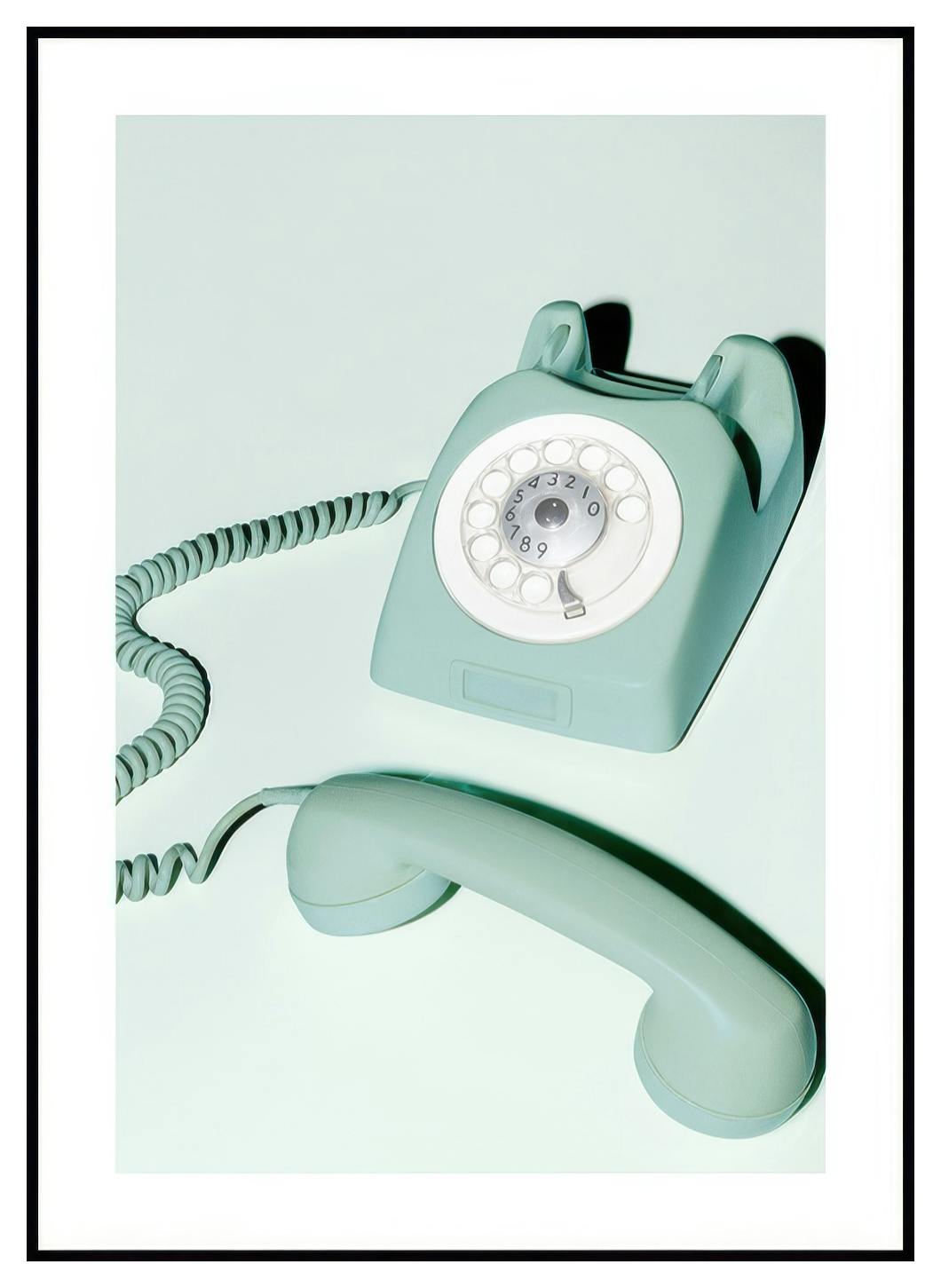 Pastelltelefon poster (30x40 cm) - Poster Store
