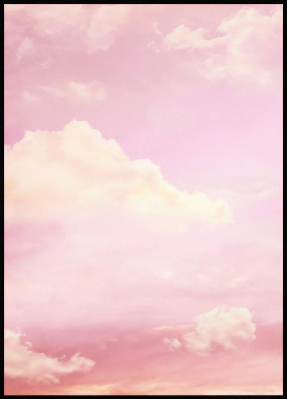 Nubes Rosadas Póster 0