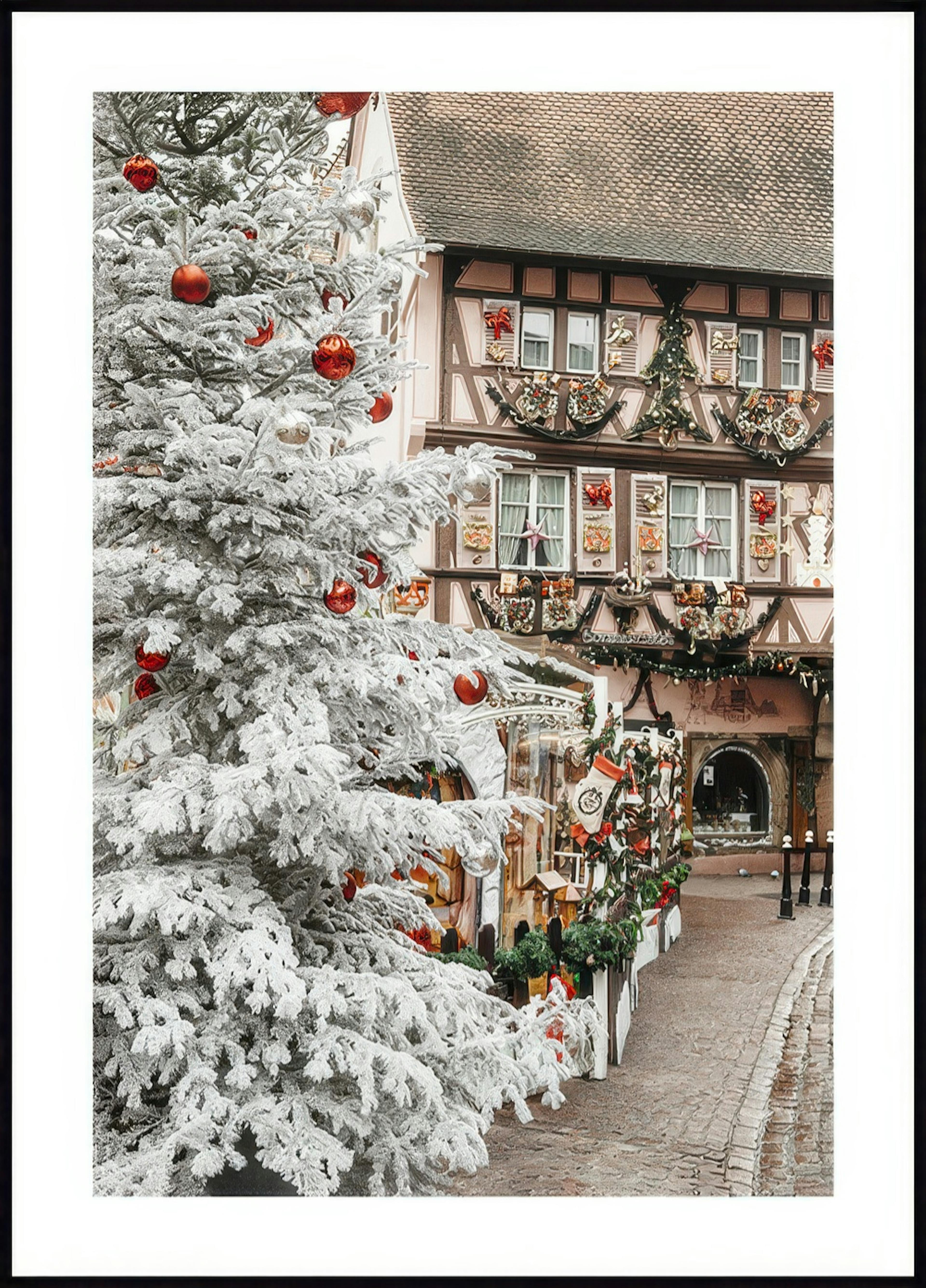 Old Town Holiday Poster 0