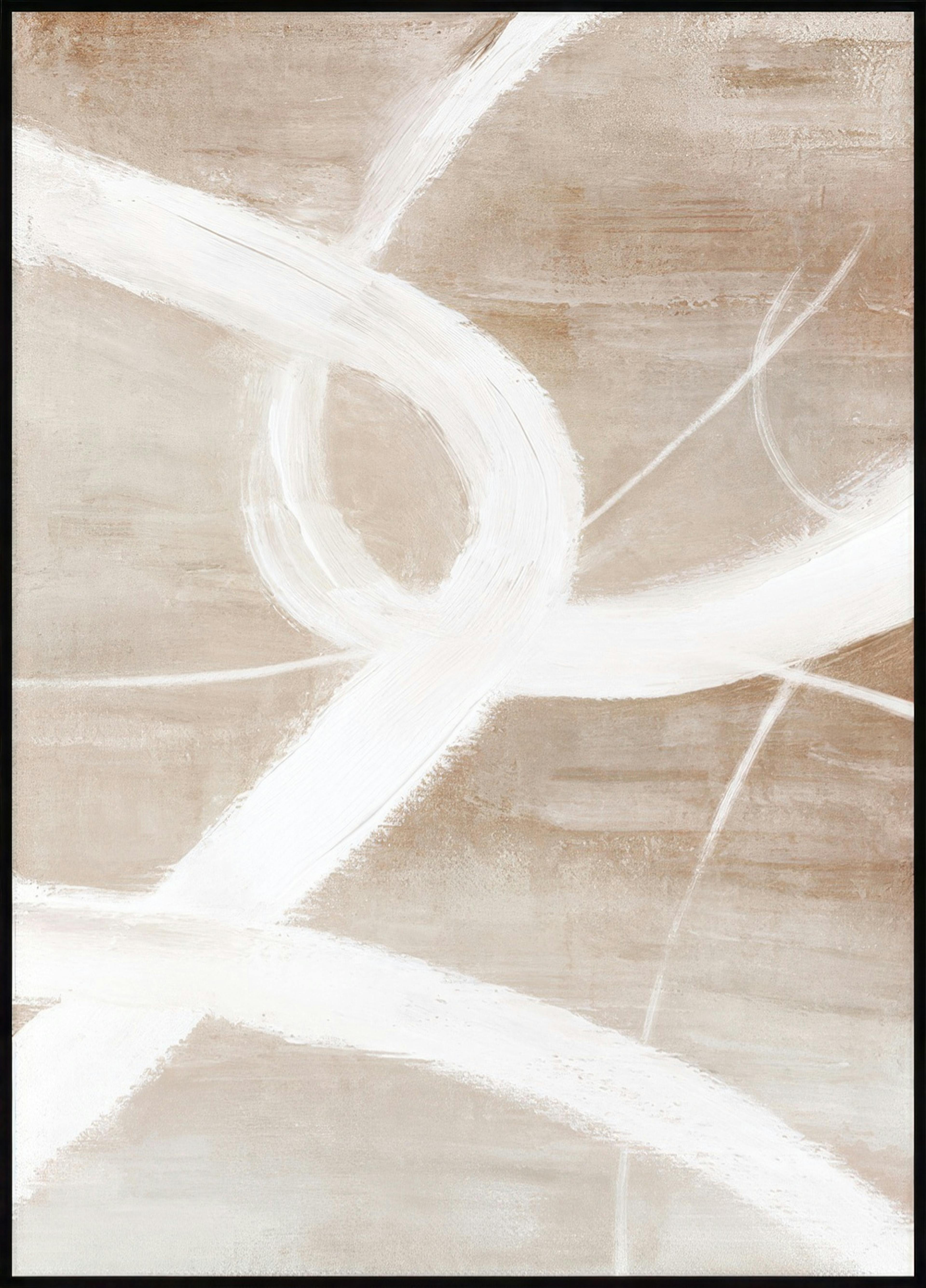 Abstract Beige No2 Poster 0