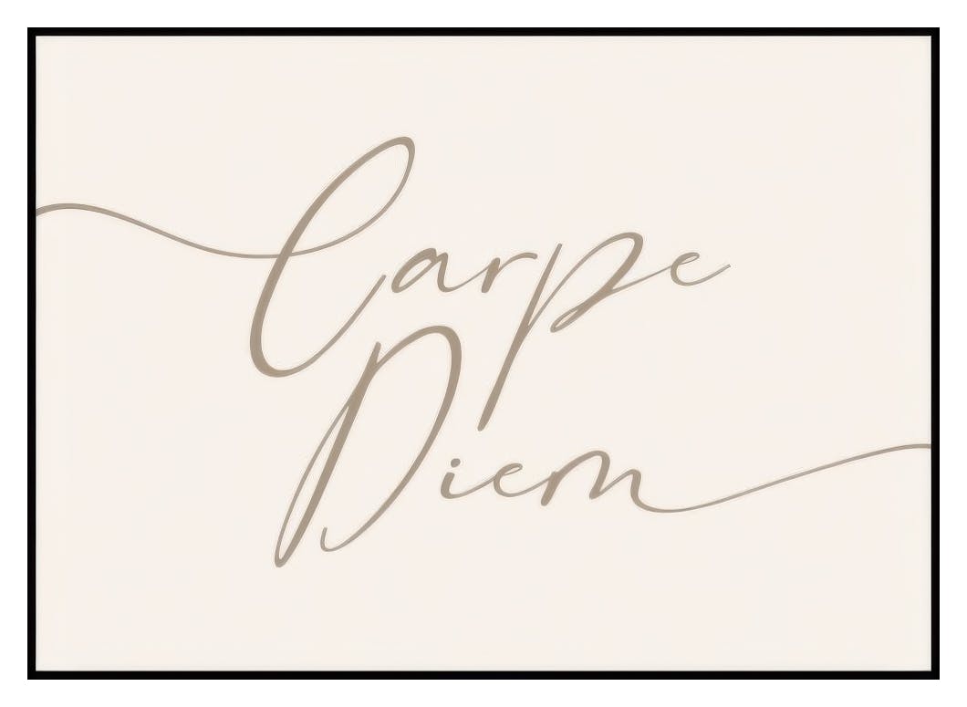 Carpe Diem-plakat (30x40 cm) - Poster Store