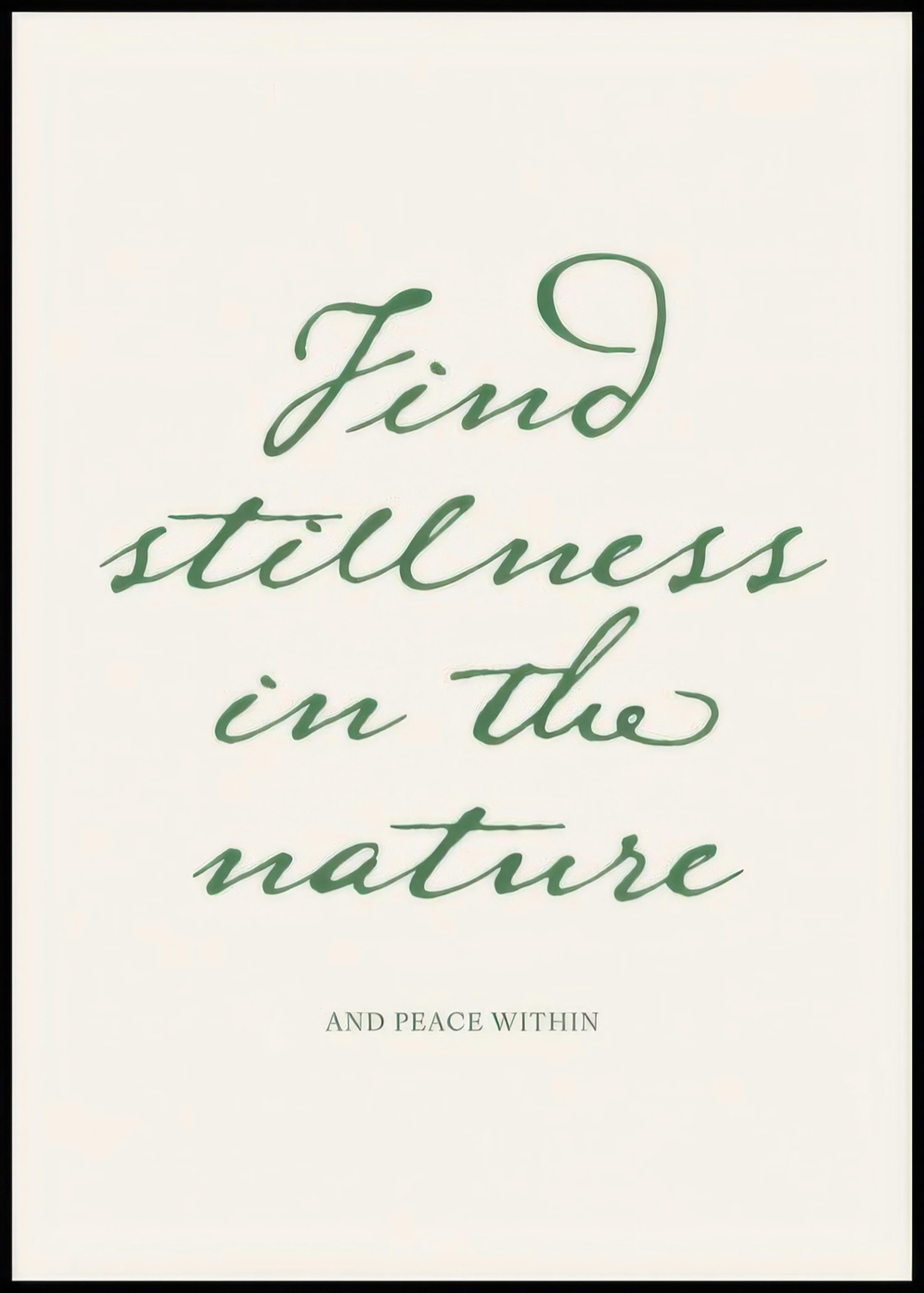 Find Stillness in Nature Poster 0