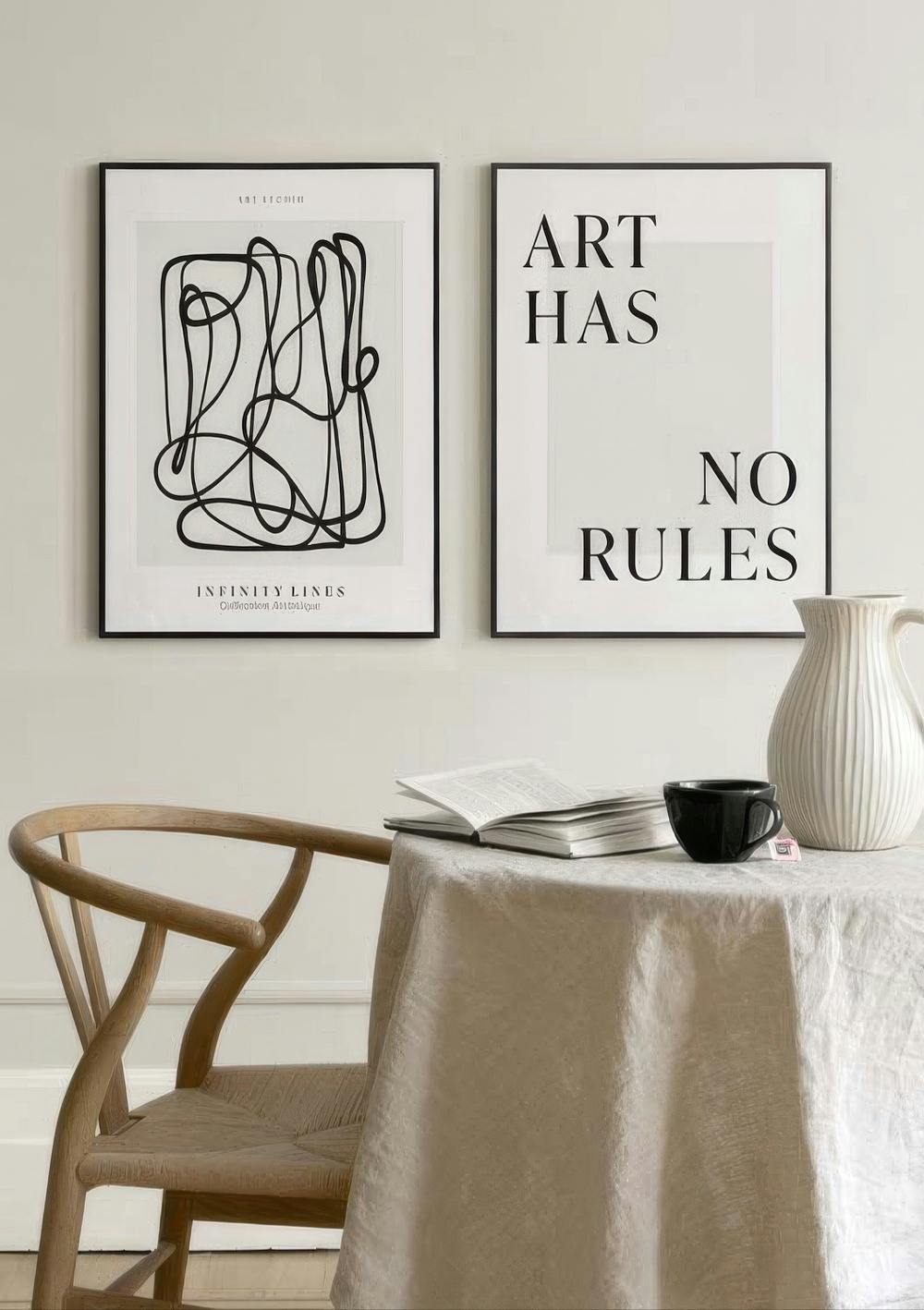Artystyczny Zestaw plakatów (50x70 cm) - Poster Store