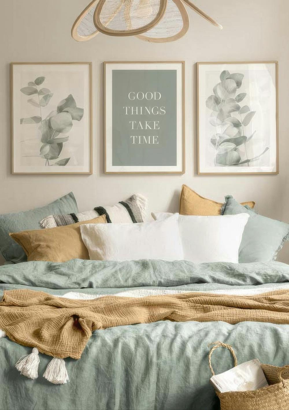 Zachtgroen Postersets (50x70 cm) - Poster Store