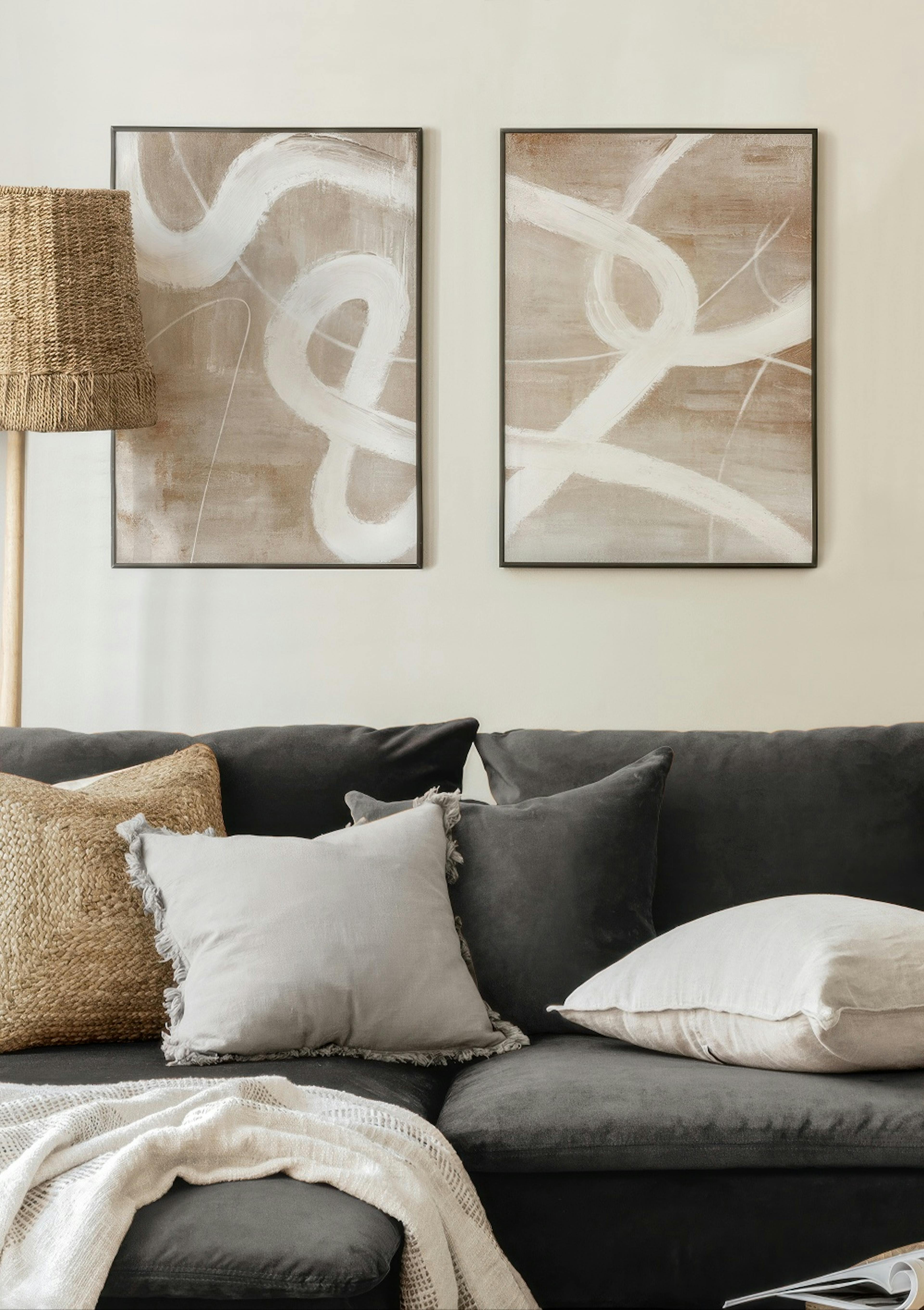 Abstract Beige Poster pack thumbnail
