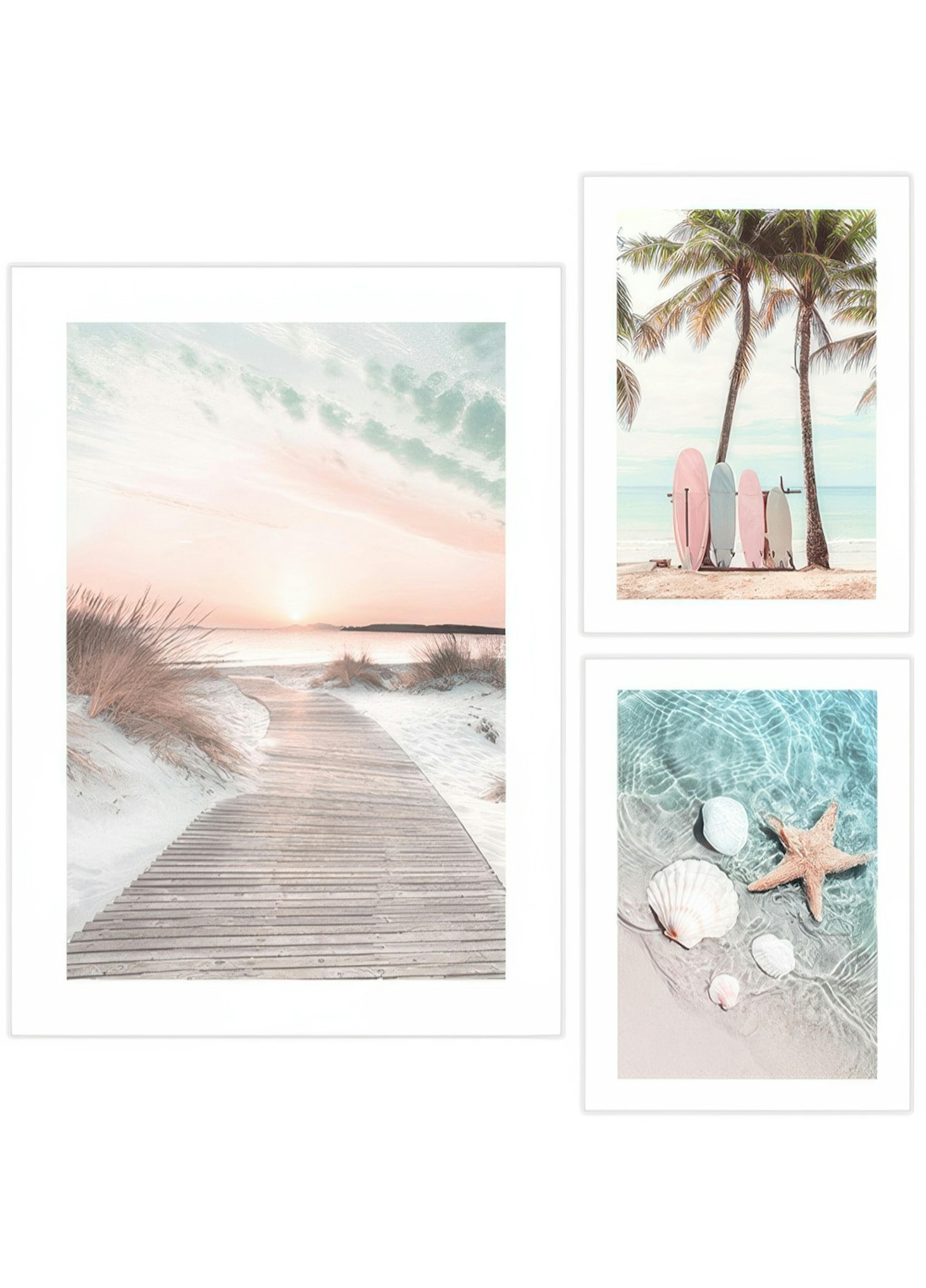 Surf Beach pacchetto di poster thumbnail