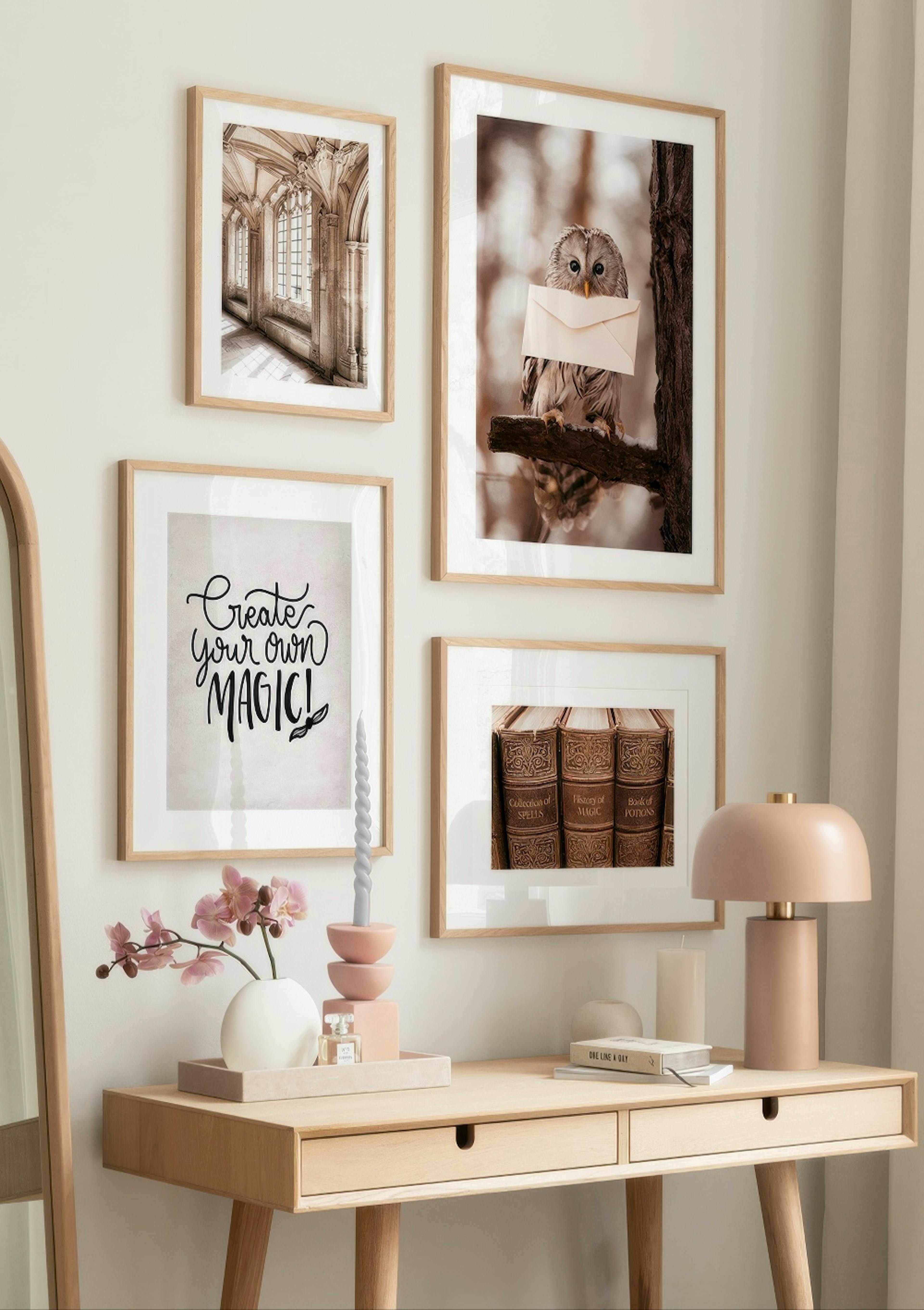 Letter Owl Lot de posters thumbnail