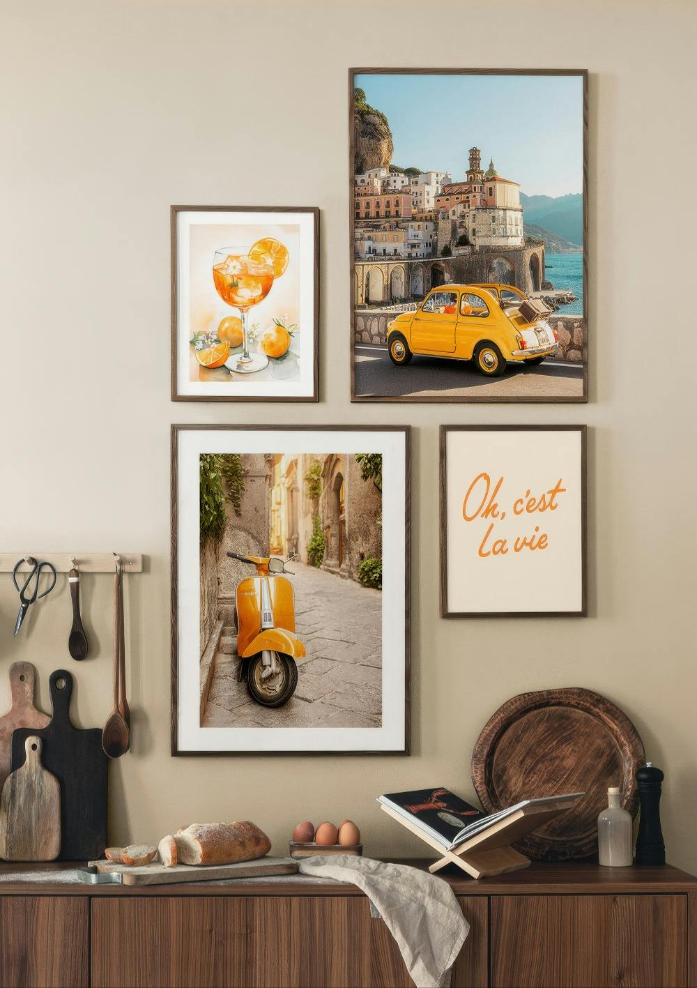 Amalfi Vibes-Samling Plakatpakke (ONE SIZE) - Poster Store