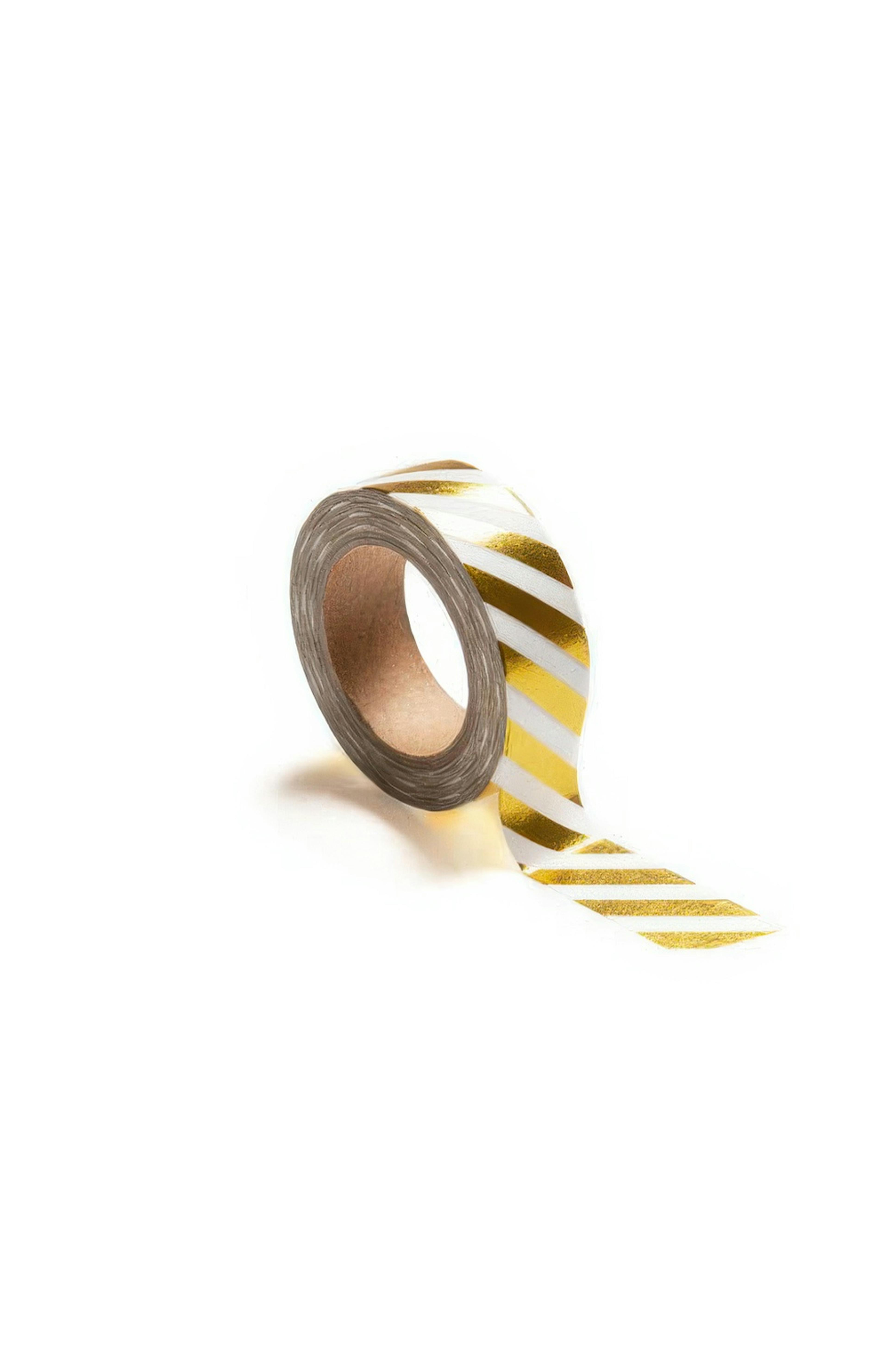 Washi tape, gold stripes thumbnail