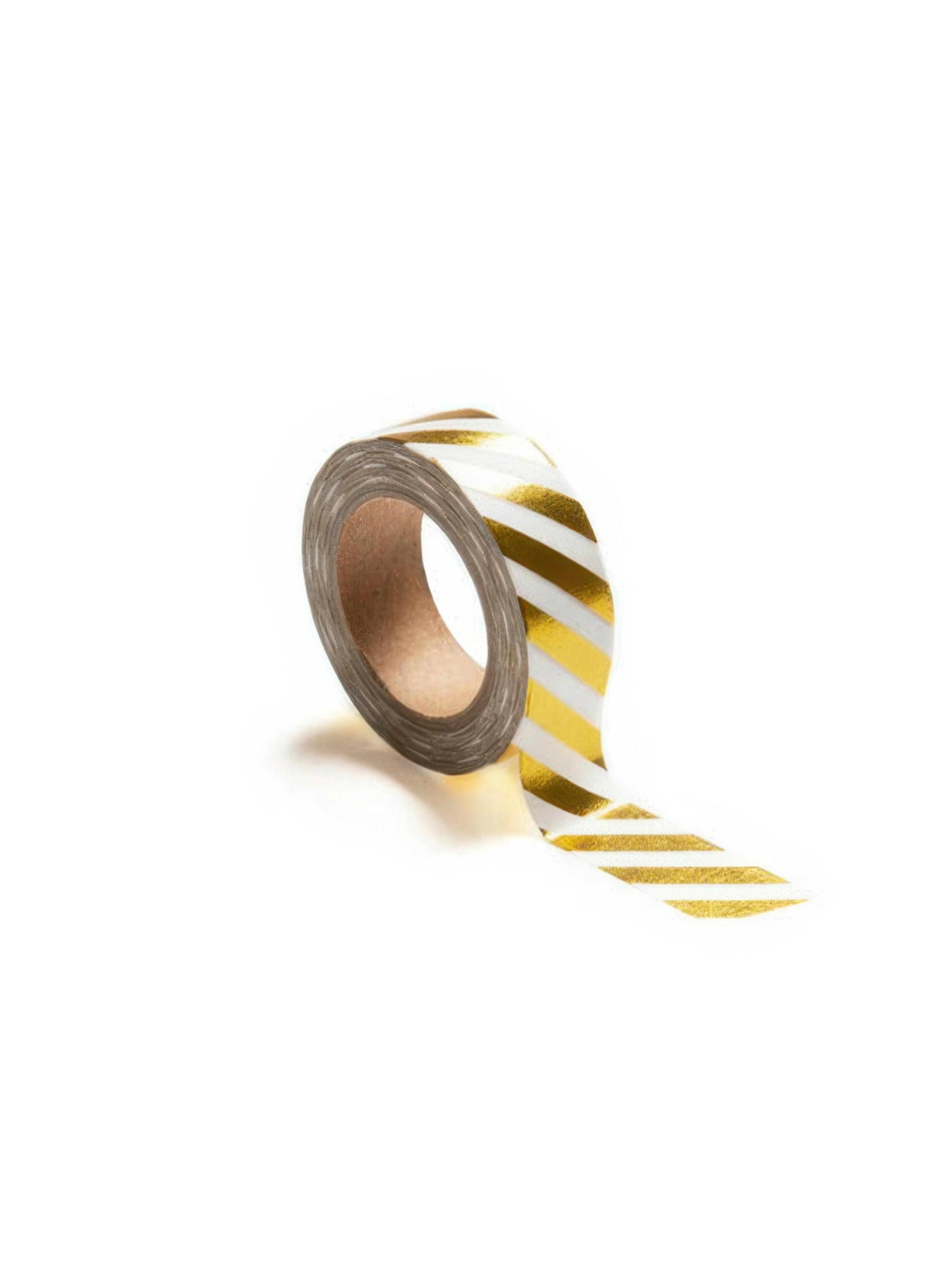 Washi-Tape, golden gestreift 0
